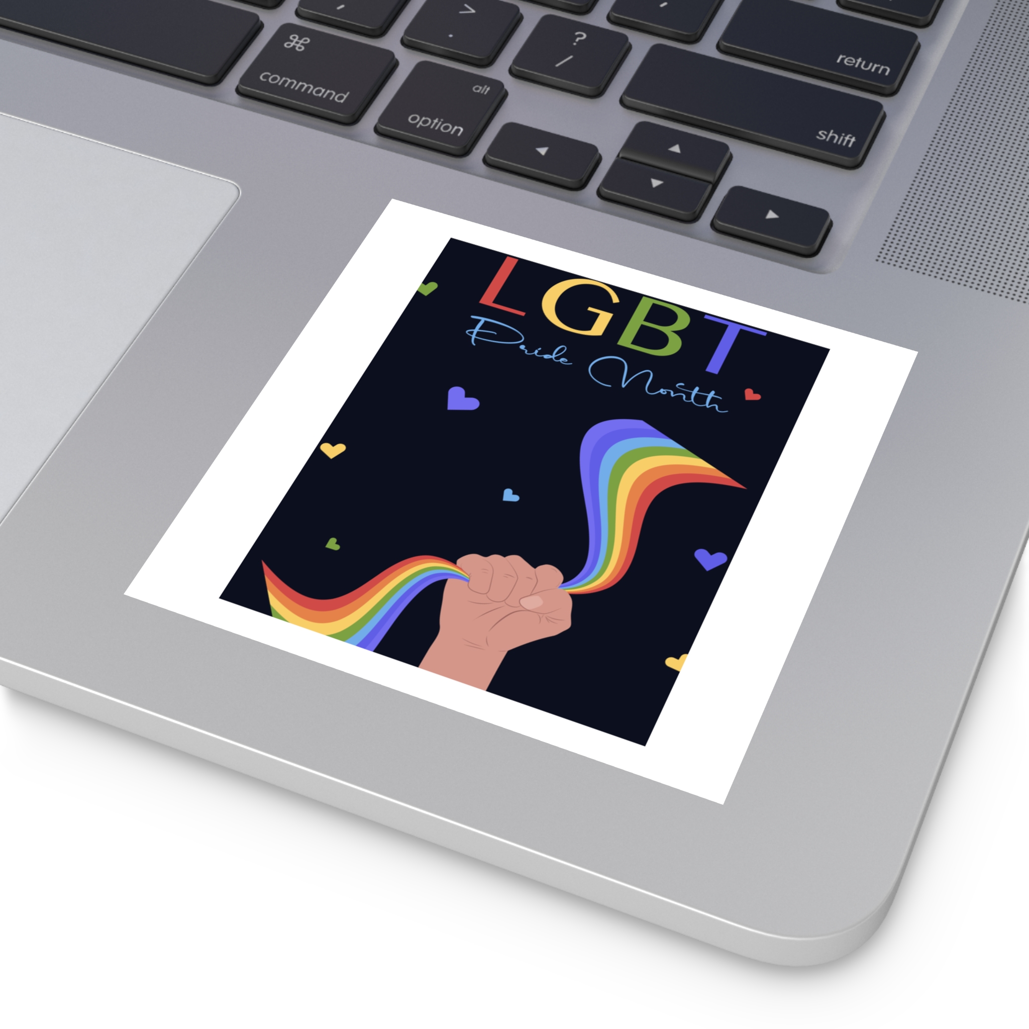 Poster Lgbt Pride Month Laminate Stickers Square - Image 19