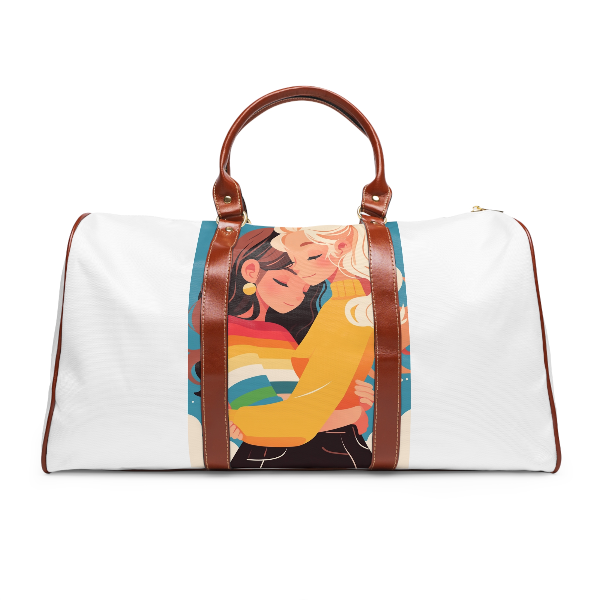 Lesbian Pride Design FE58AA Waterproof Travel Bag