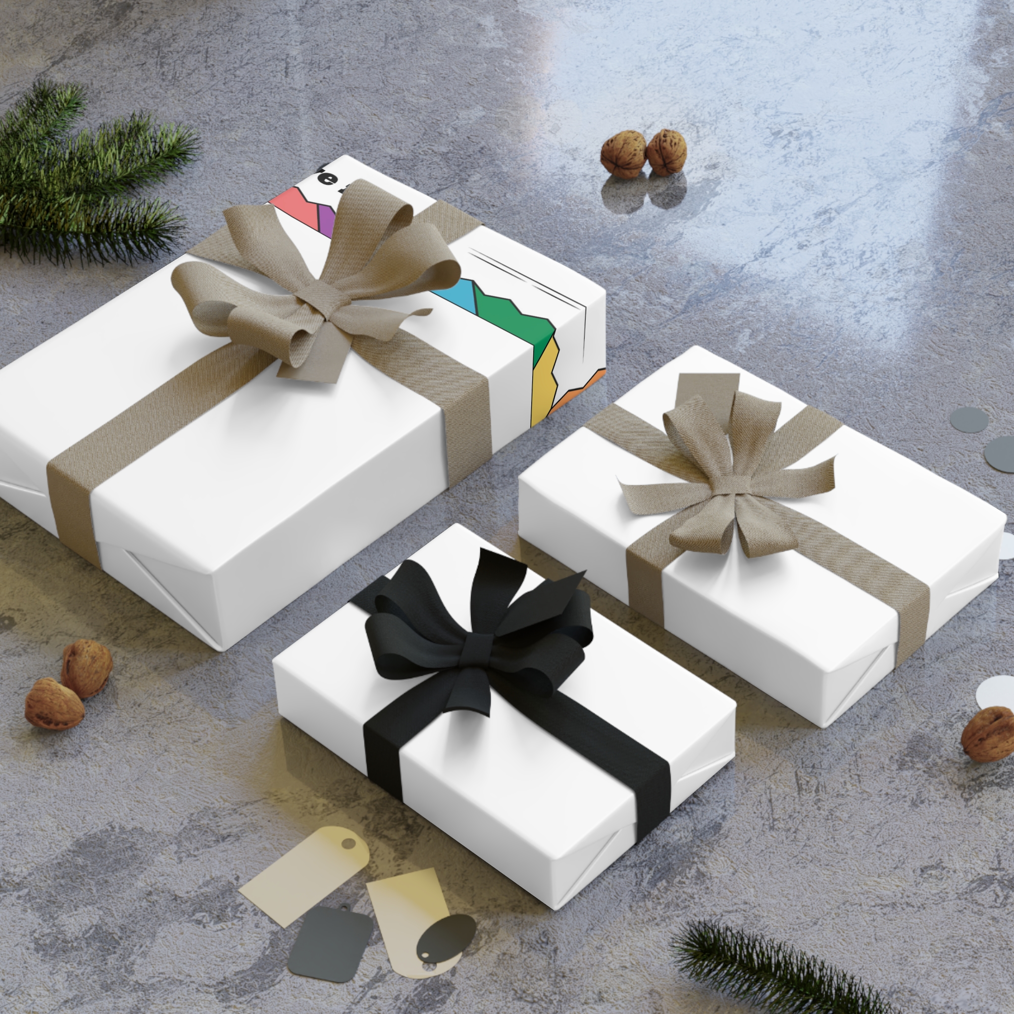 Hand Drawn Illustration Pride Month Celebration(4) Gift Wrapping Paper Rolls 1pc - Image 8