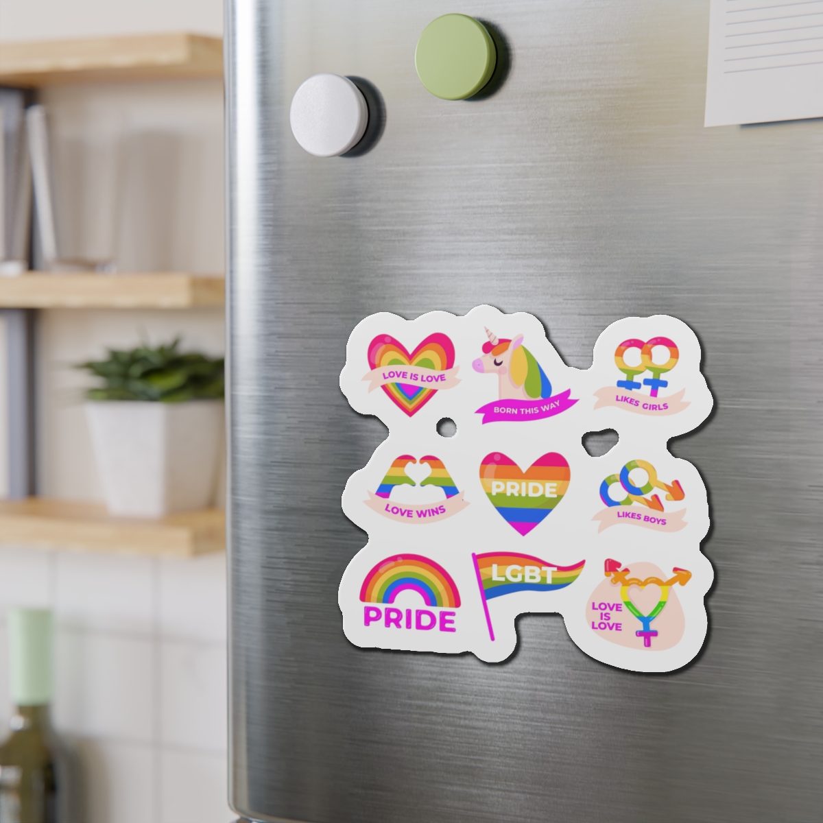 Pride Day Labels Set Die Cut Magnets - Image 15