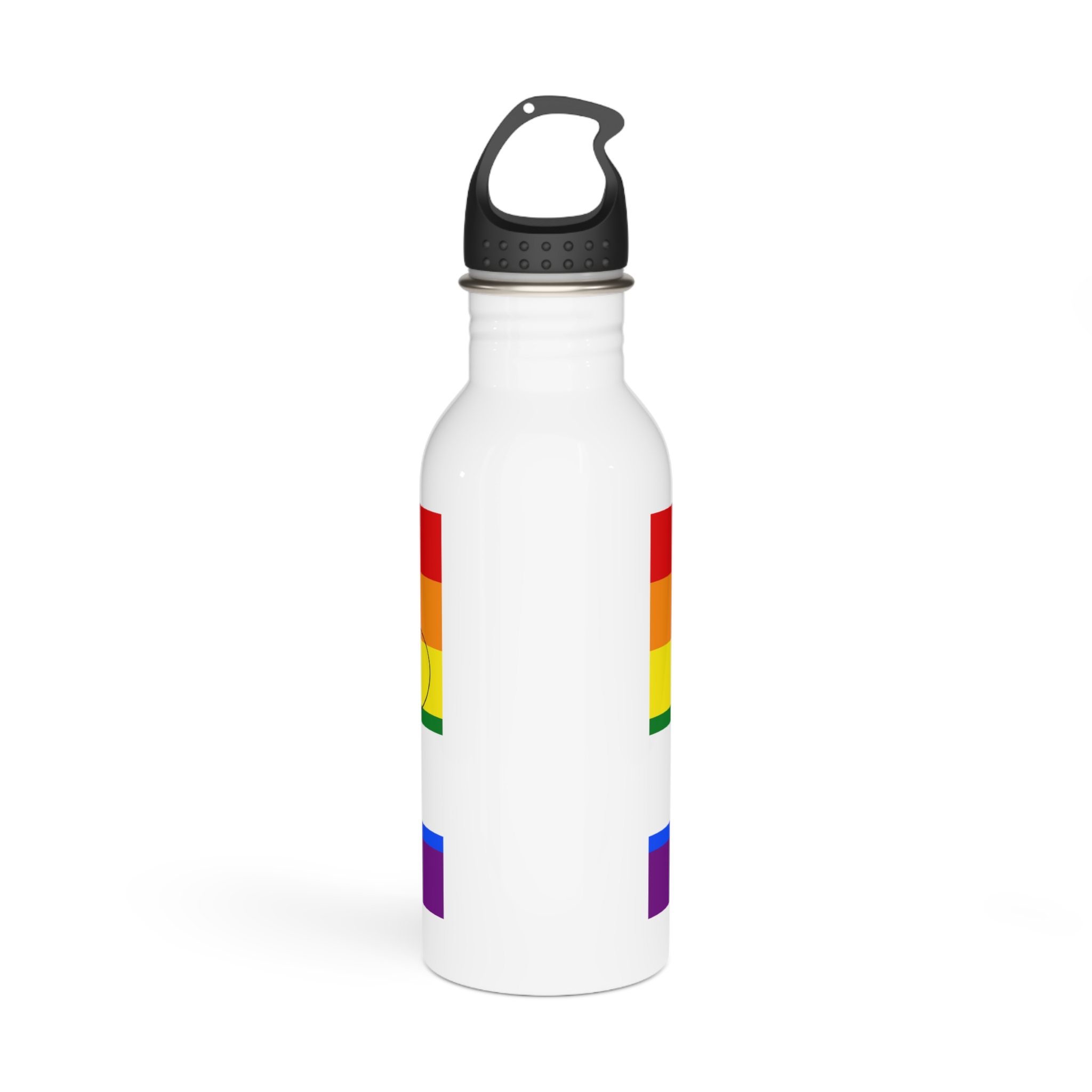 Lgbtq Pride Month Celebration Banner Poster Card Design Vector Illustration Stainless Steel Water Bottle - Image 3