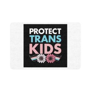 Protect Trans Kids(1) Pet Food Mat 12x18