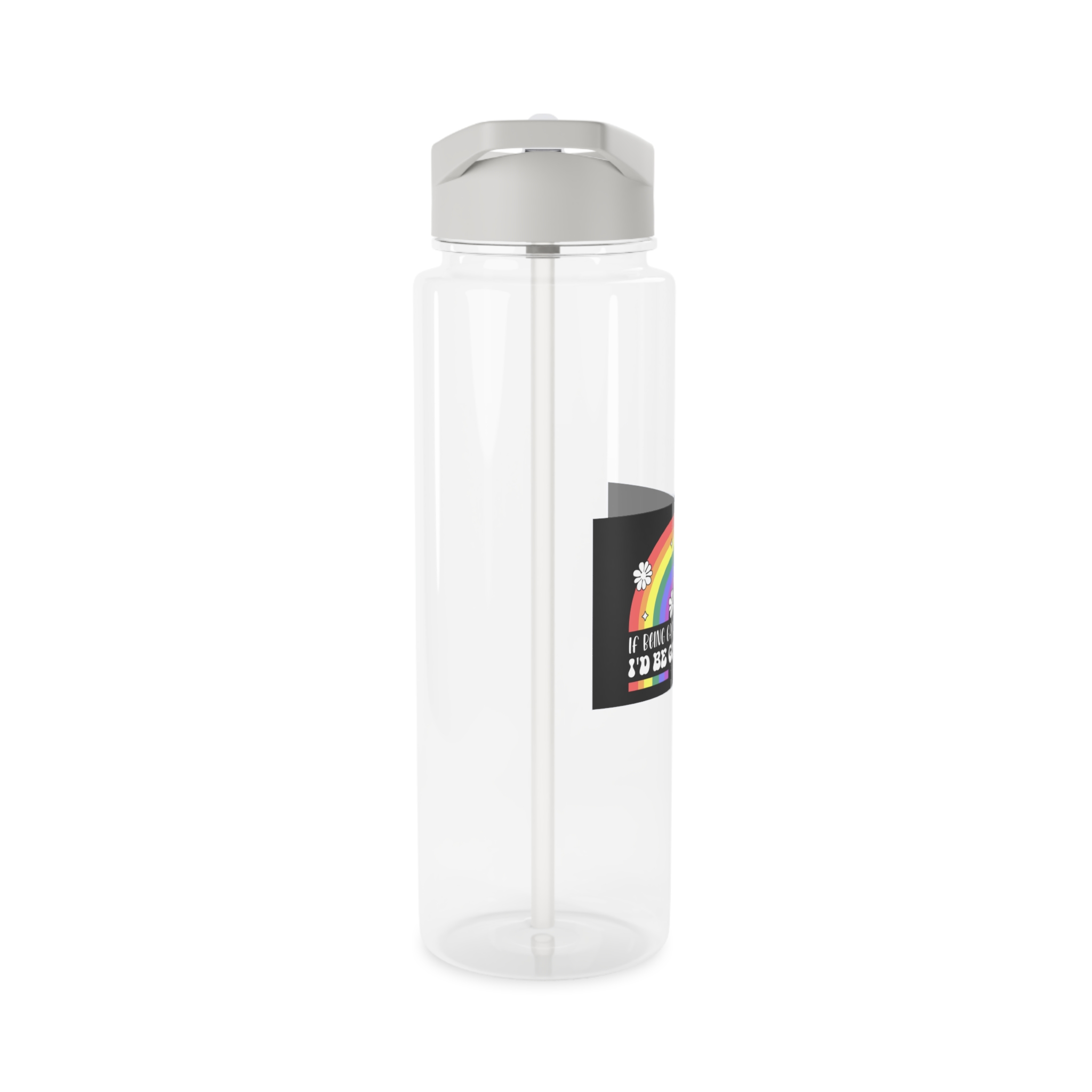 Pride Lgbt Gay Retro Tshirt Design(2) Tritan Water Bottle - Image 8
