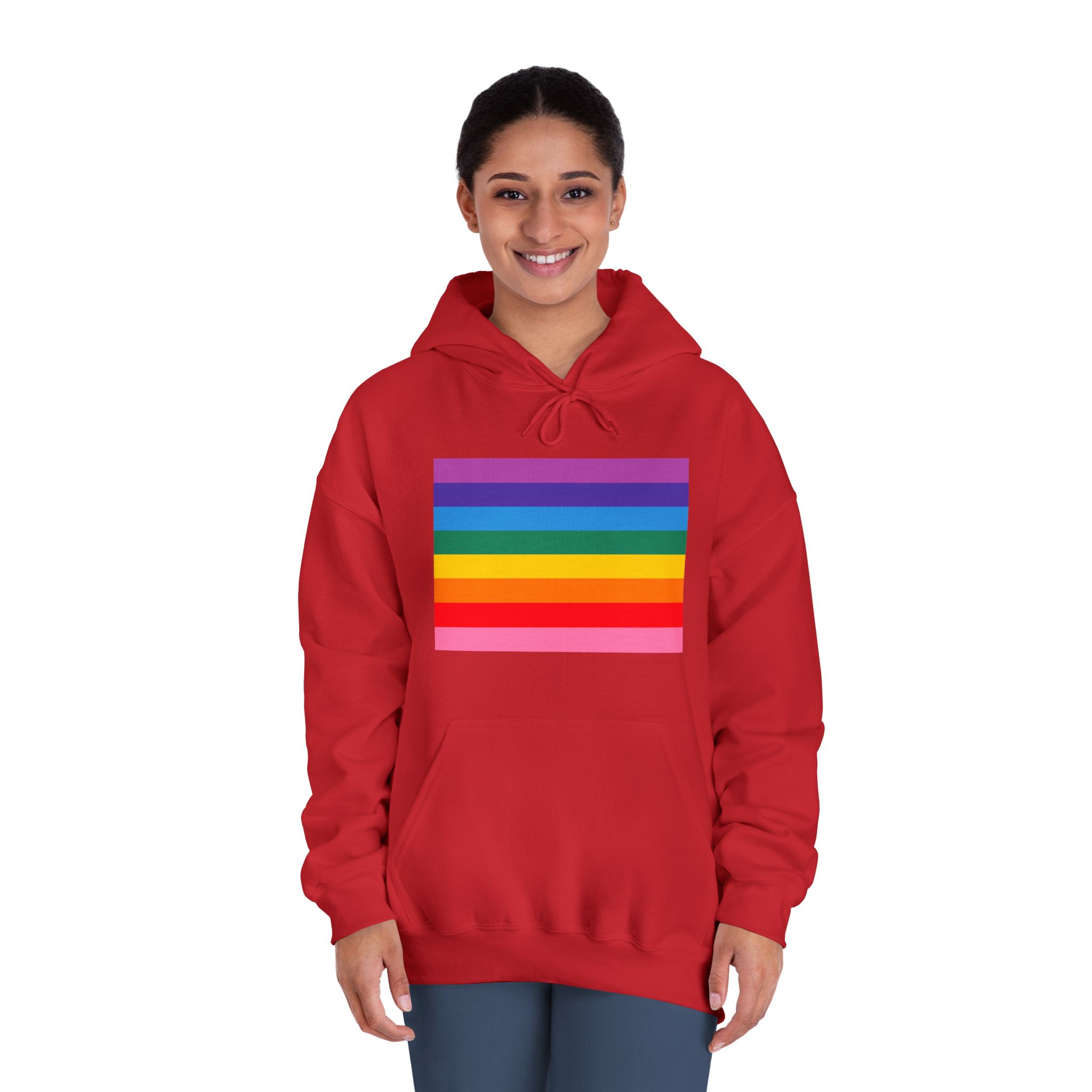 Pride Love Freedom Lgbtq Lgbt Heart Rainbow Love Wins Gay Lesbian Trans Homo Homosexual Colors Flag Diversity Parade Unisex Dryblend Hooded Sweatshirt - Image 36