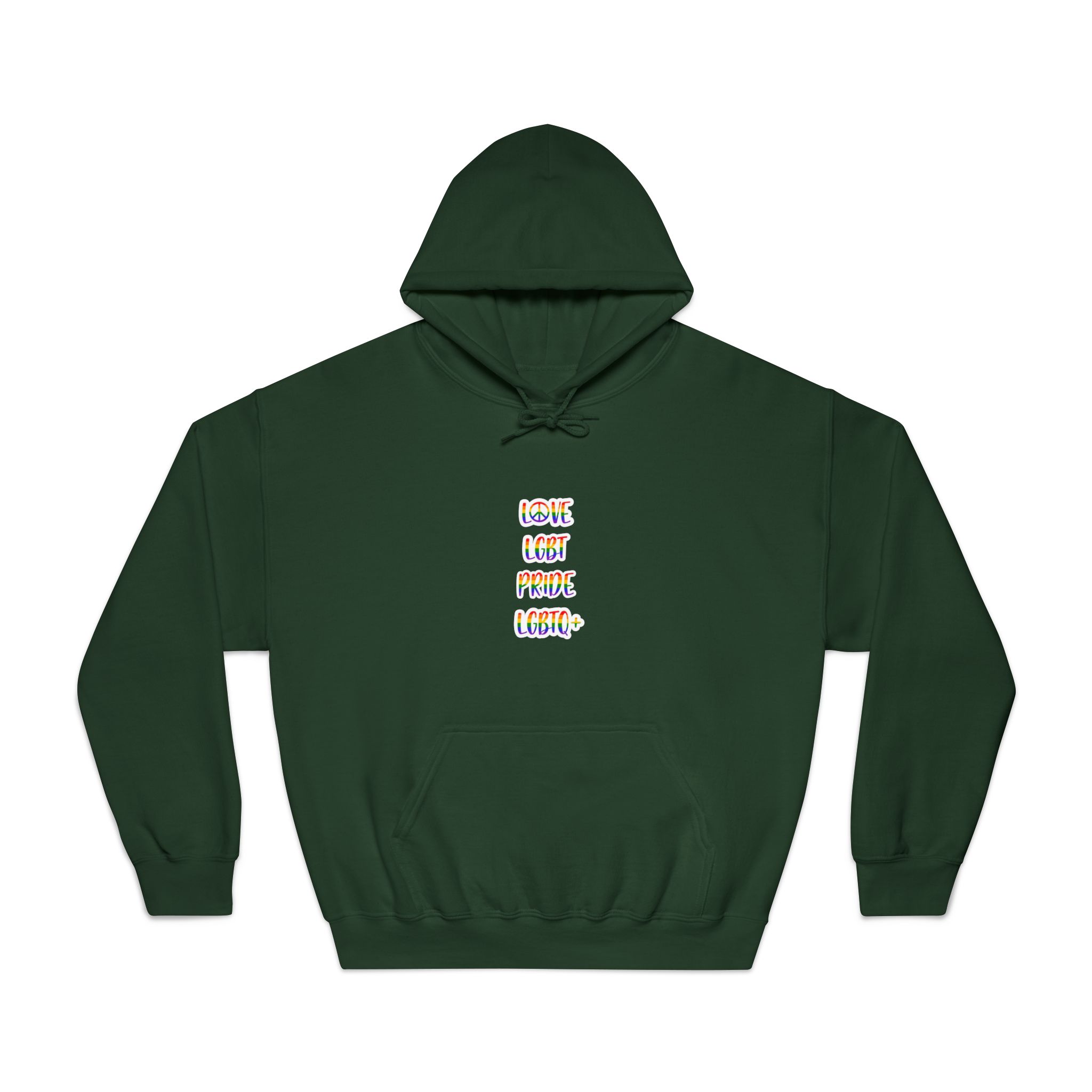 Lgbt Pride Month June Poster Card Banner Background Vector Illustration Unisex Dryblend Hooded Sweatshirt - Image 21