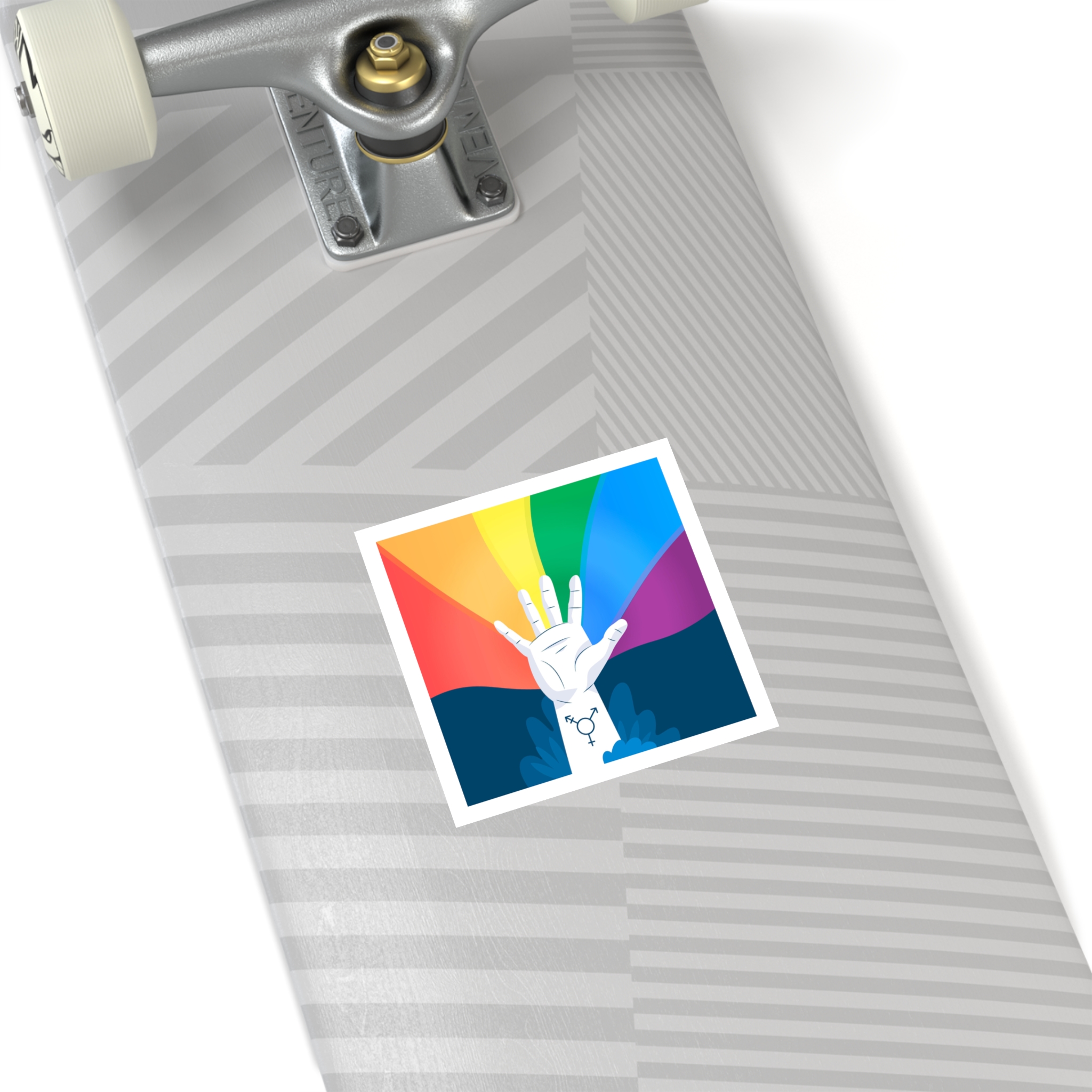 Pride Day Concept Laminate Stickers Square - Image 24