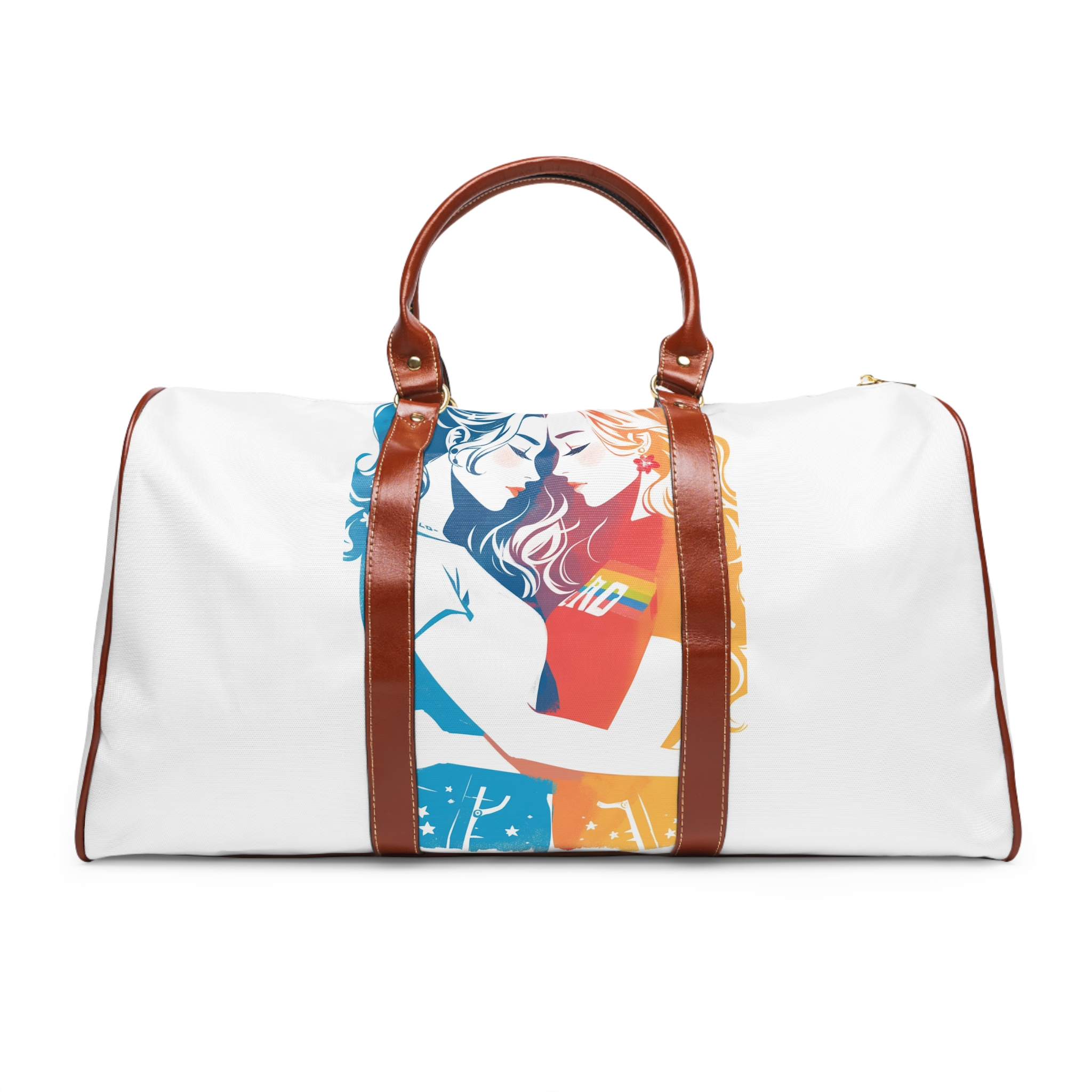 Lesbian Pride Parade Banner Waterproof Travel Bag