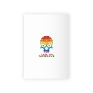 Skull Pride Rainbow Vintage Vector Premium T Shirt Gift Wrapping Paper Rolls 1pc
