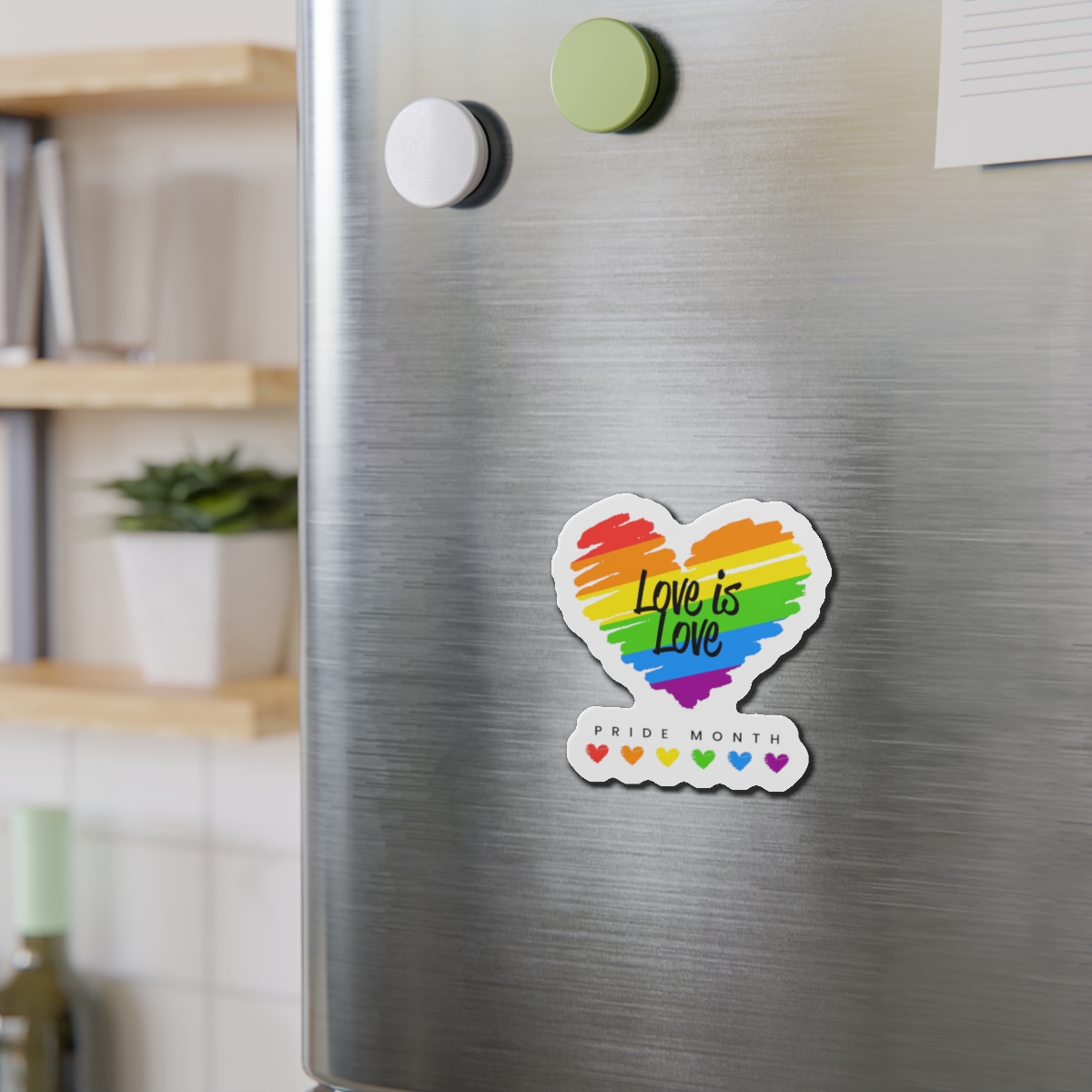 Beautiful Pride Day Flag Concept Die Cut Magnets - Image 9