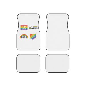 Pride Day Label Collection Design Car Mats Set Of 4