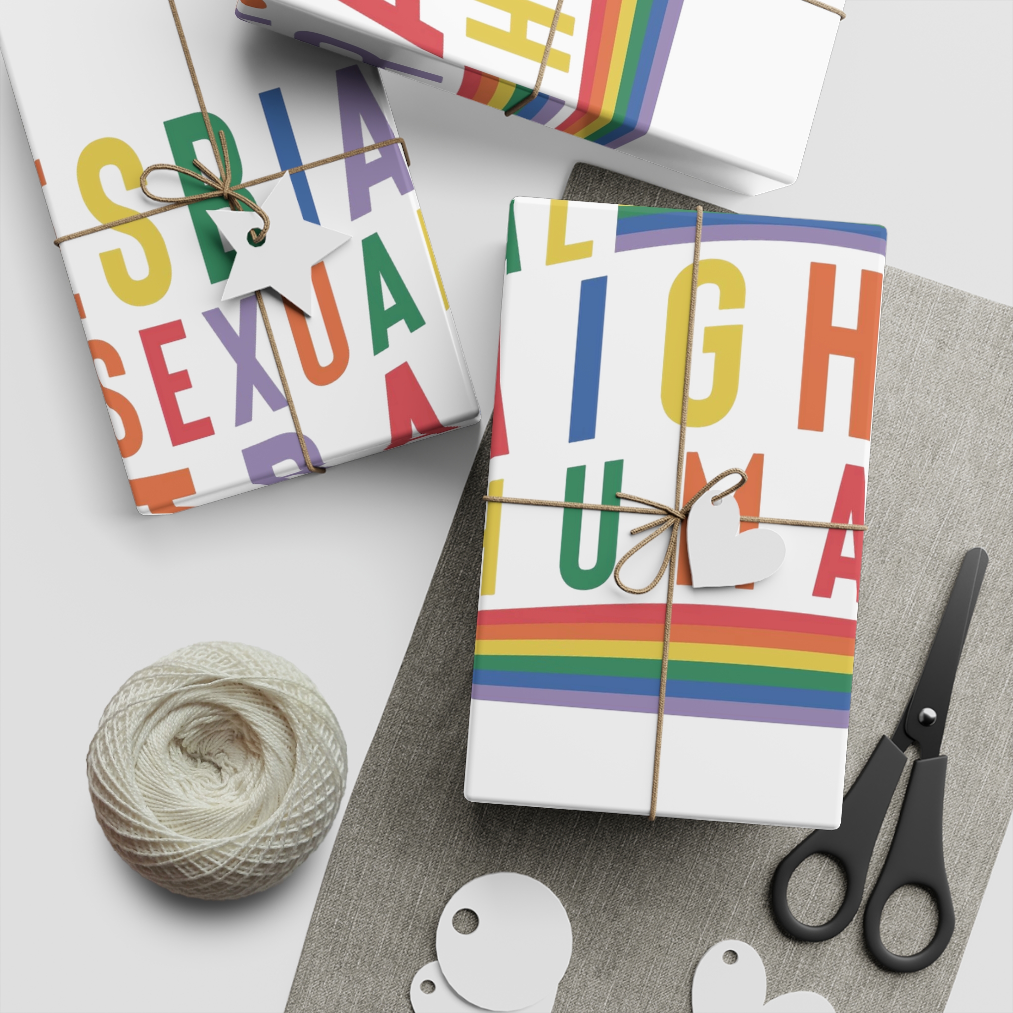 Lgbtq Pride Month Svg Design Bundle(2) Gift Wrapping Paper Sheets 1pc - Image 2