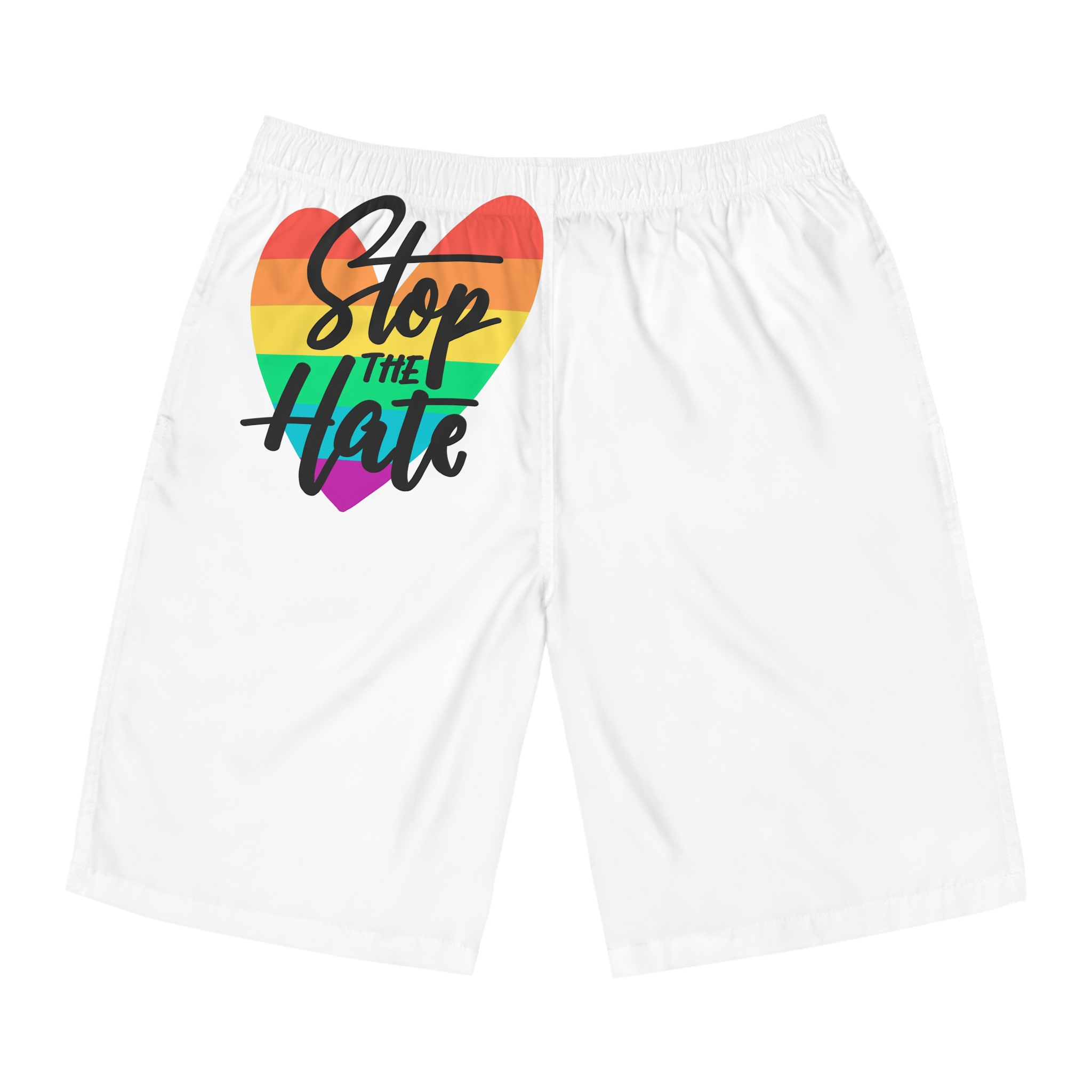 Pride Day Lettering Concept(1) Mens Board Shorts Aop