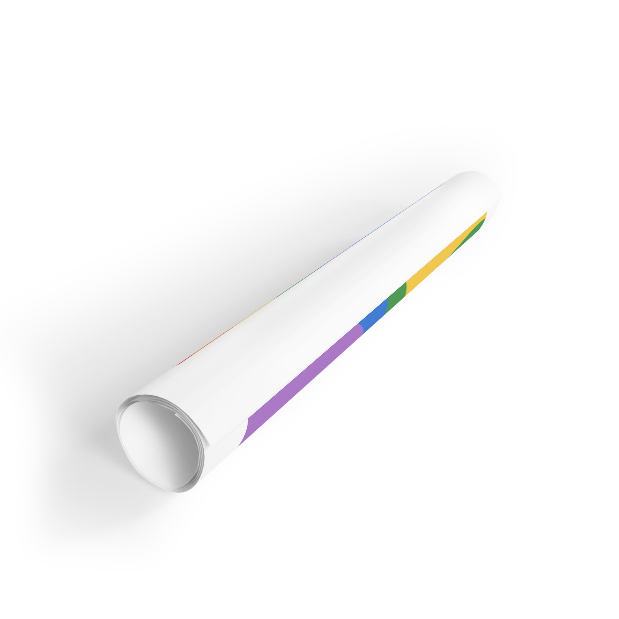 Happy Pride Month Rainbow Background Template Design Gift Wrapping Paper Rolls 1pc - Image 2