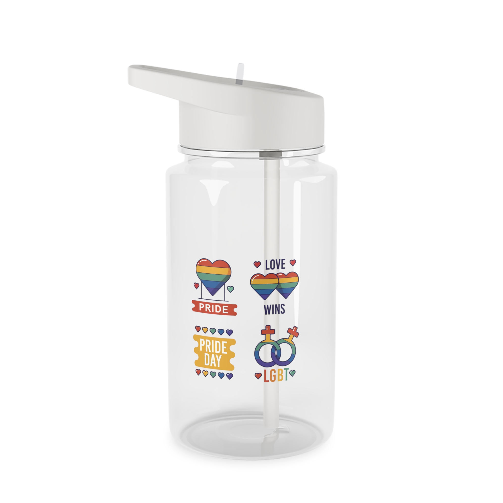 Pride Day Label Collection Concept Tritan Water Bottle
