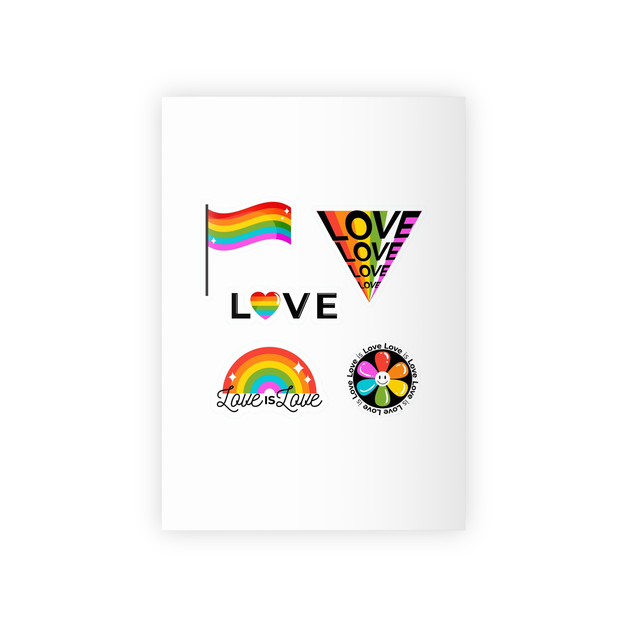 Pride Day Badges With Flag Gift Wrapping Paper Rolls 1pc