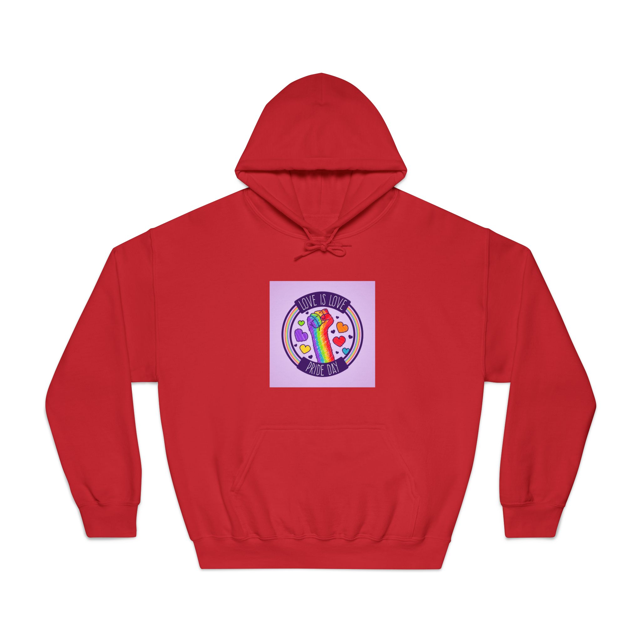 Pride Day Event Concept Unisex Dryblend Hooded Sweatshirt - Image 33