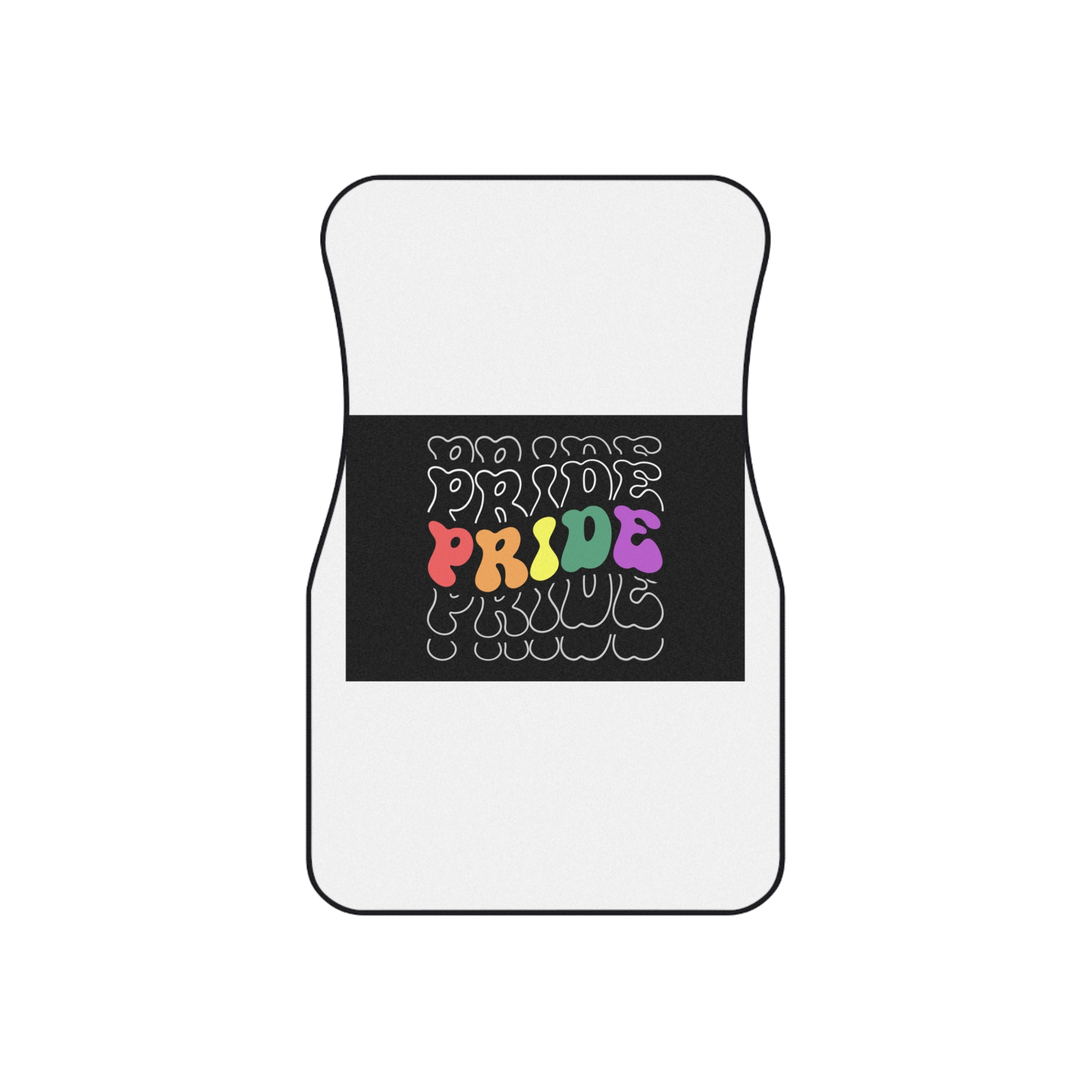 Pride Lgbt Gay Retro Tshirt Design(1) Car Mats Set Of 4 - Image 2