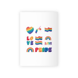 Set Ten Lgbtq Pride Items Gift Wrapping Paper Rolls 1pc
