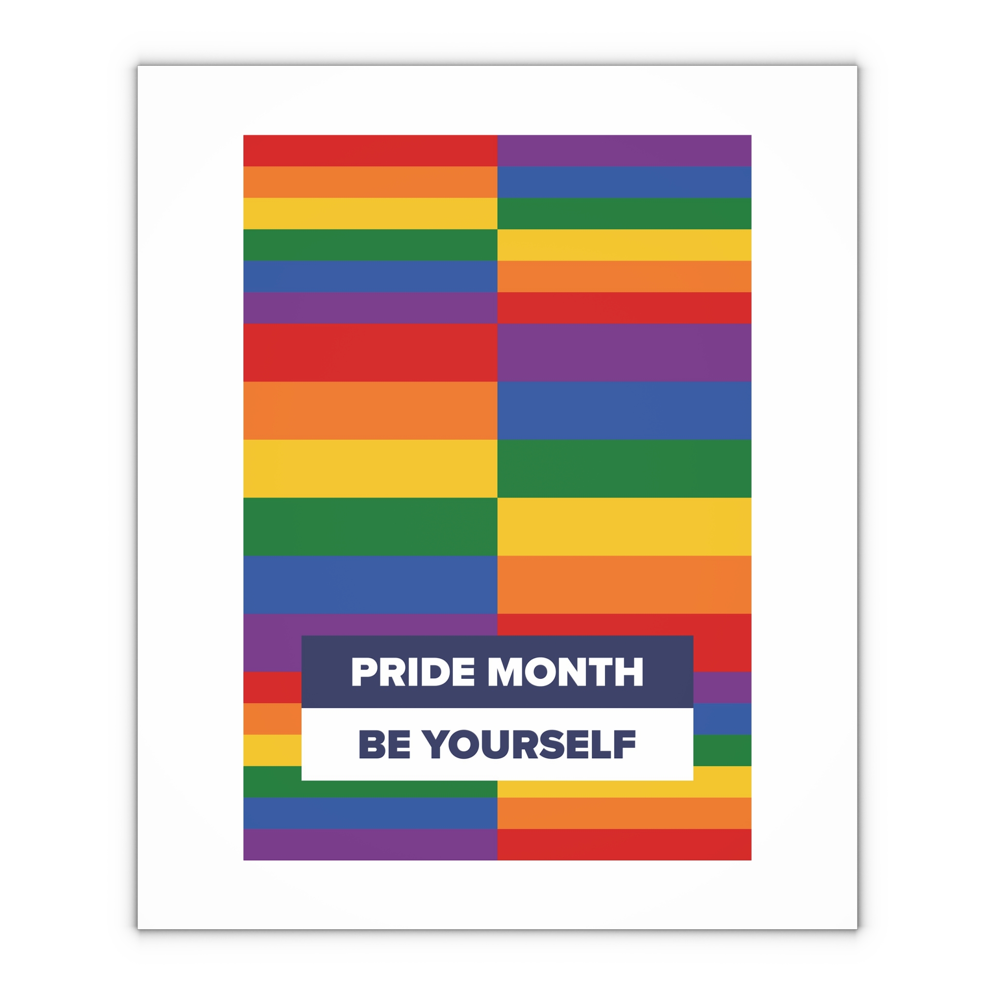 Lgbt Pride Month June Lesbian Gay Bisexual Transgender Lgbtq Flag Rainbow Vector(3) Gift Wrapping Paper Sheets 1pc - Image 4