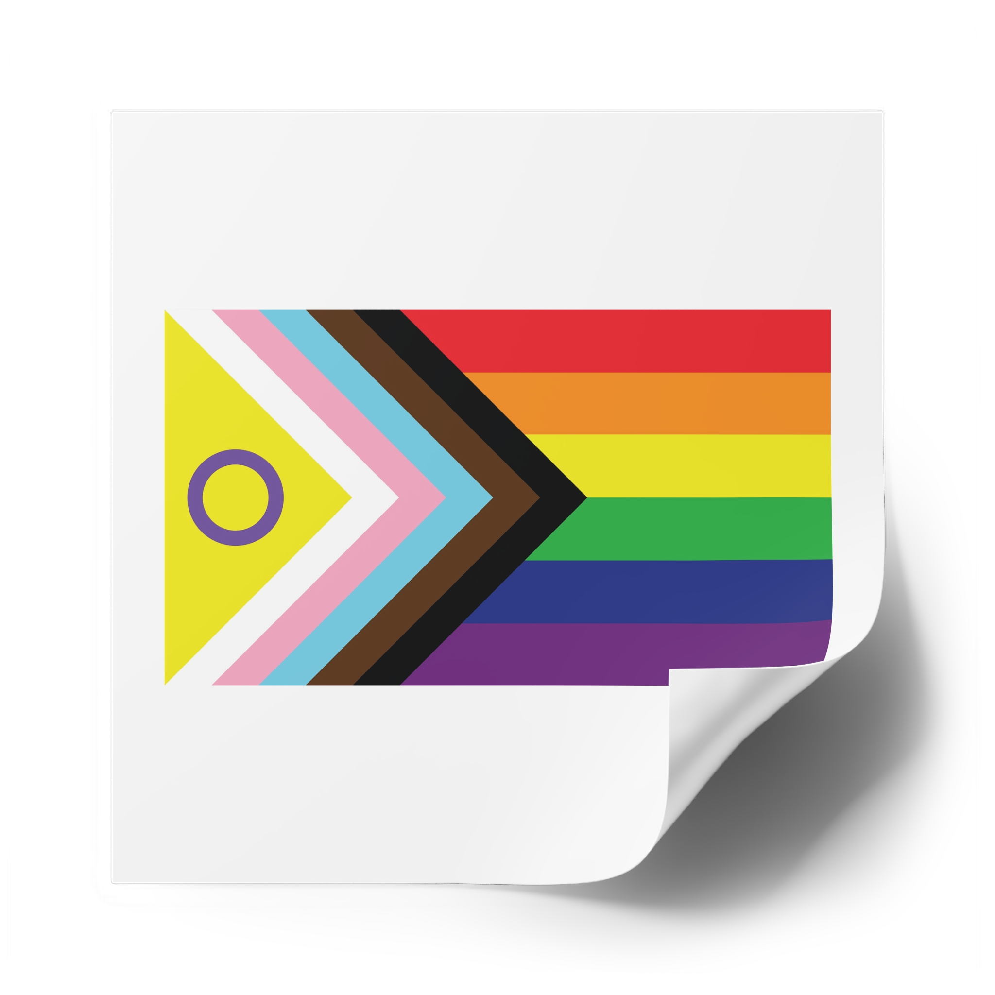 Illustration Rainbow Flag Art Vector Laminate Stickers Square - Image 50