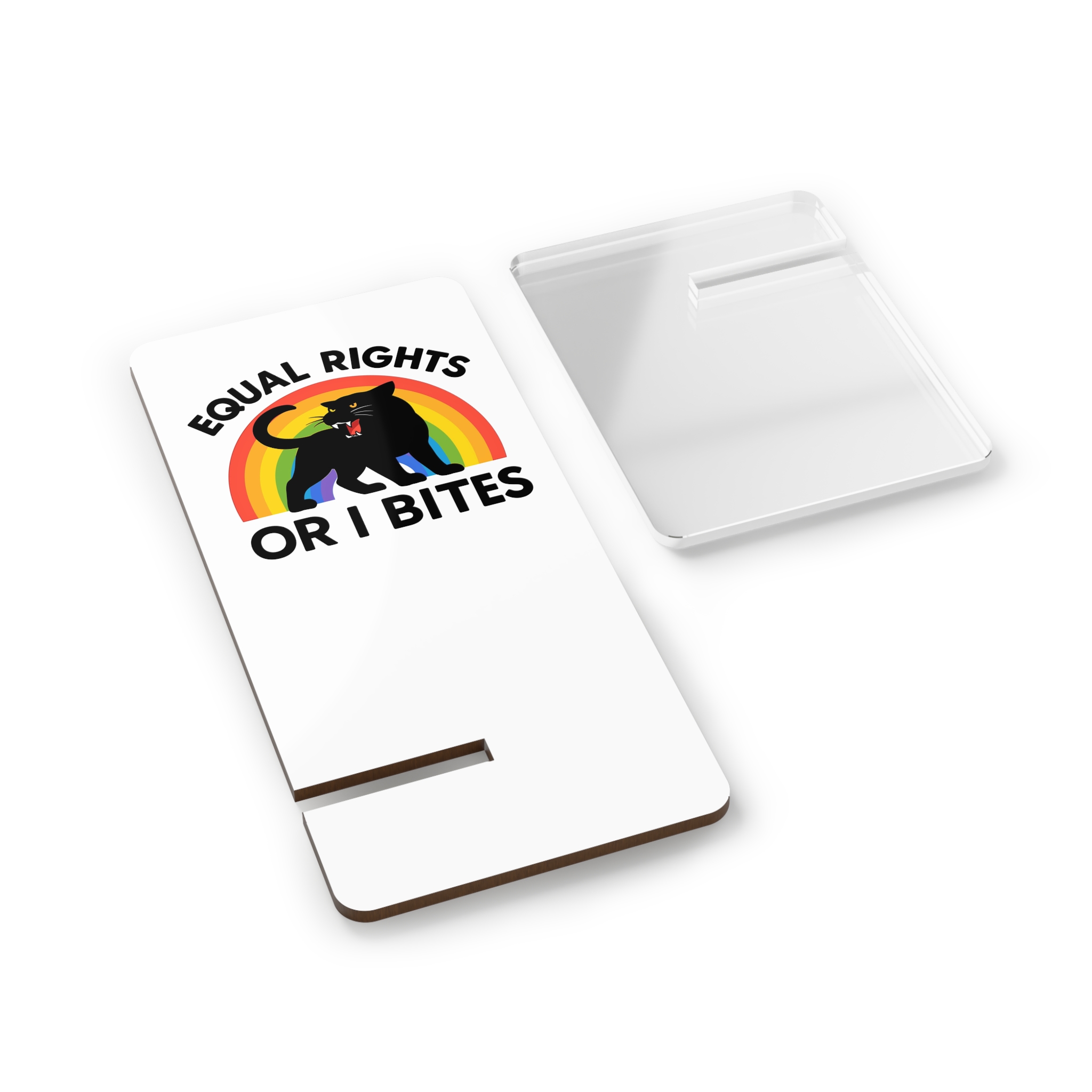 Comfort Colors Equal Rights I Bites Rainbow Cat Mobile Display Stand For Smartphones - Image 2