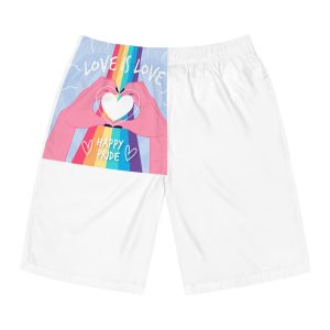 Pride Day Celebration Design Mens Board Shorts Aop