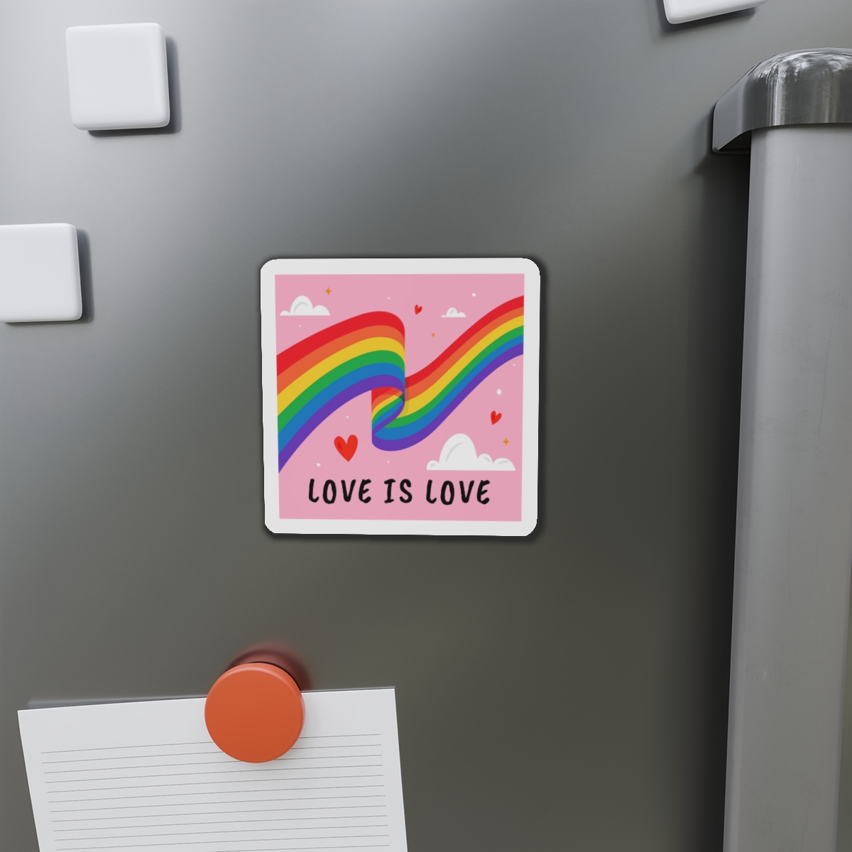 Colorful Flag Pride Day Die Cut Magnets - Image 8