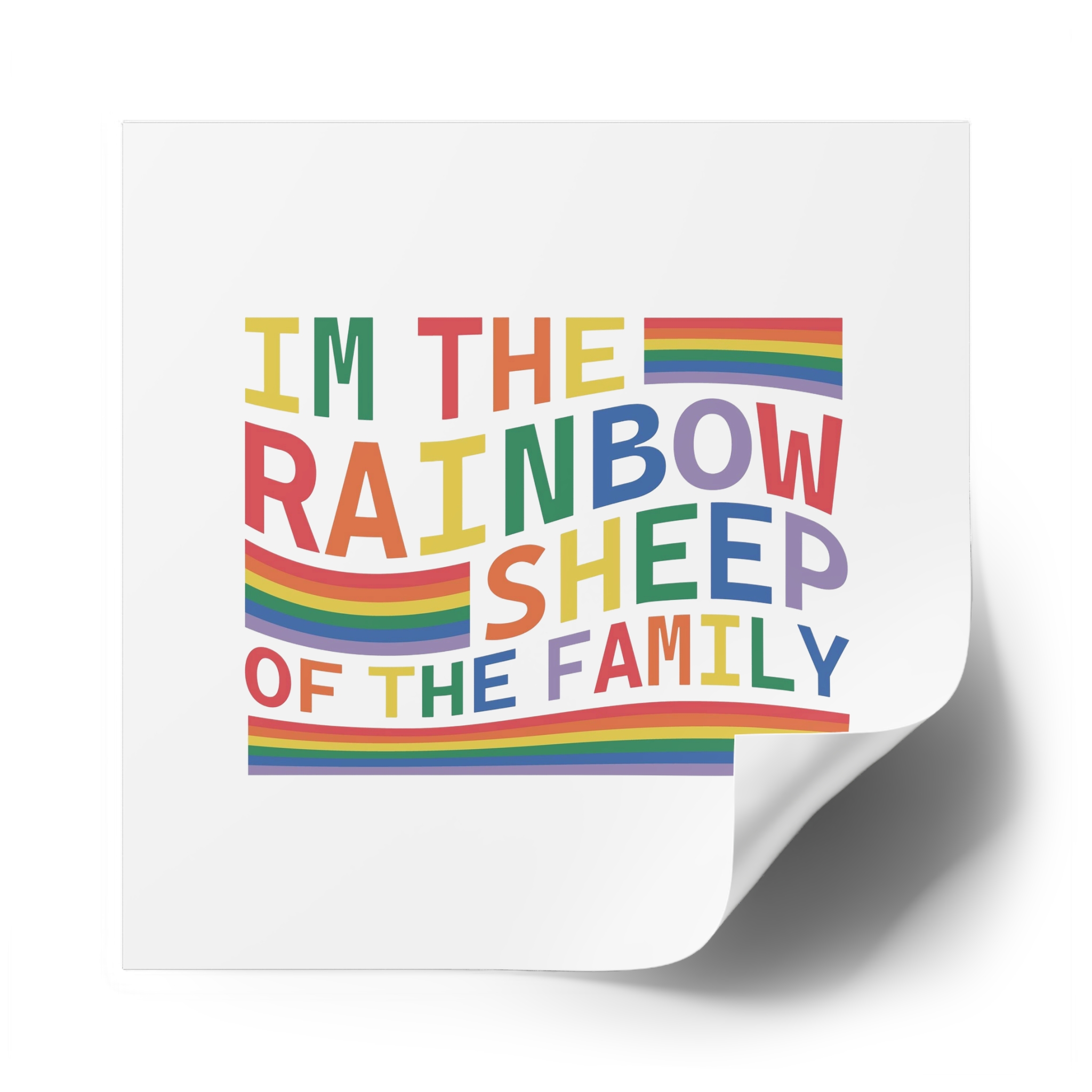 Lgbtq Pride Month Svg Design Bundle(1) Laminate Stickers Square - Image 50