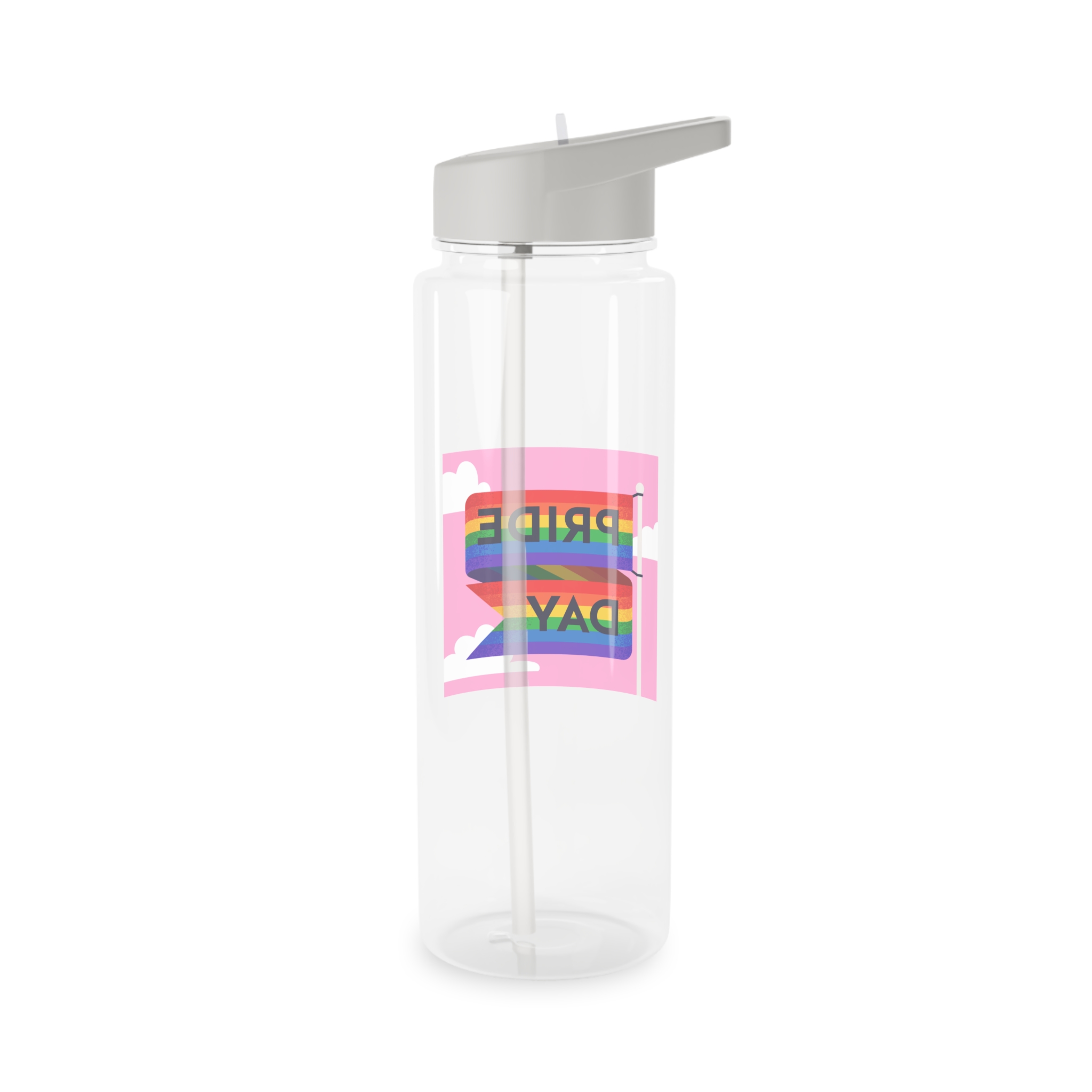 Pride Day Flag Illustration Tritan Water Bottle - Image 6