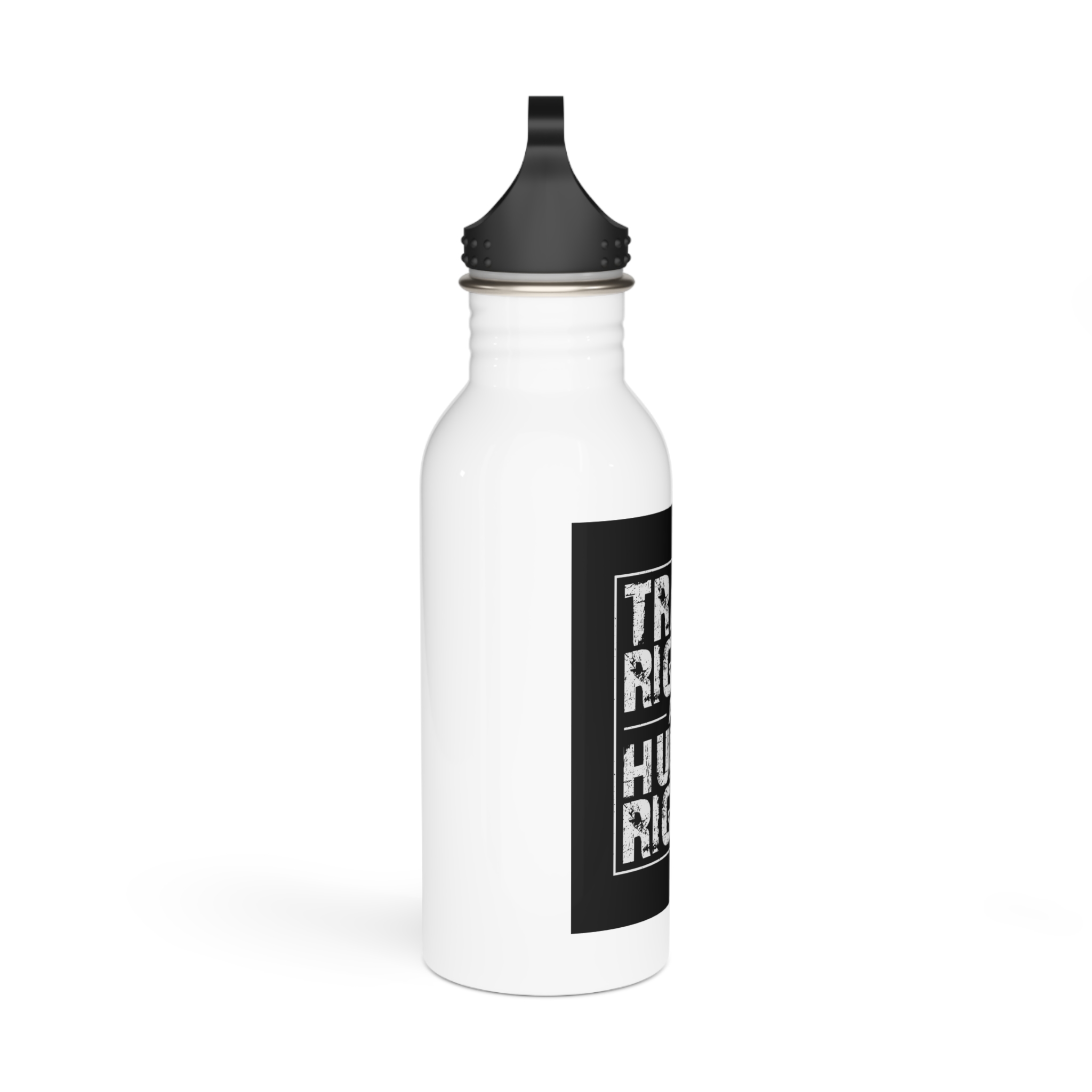 Feminism Tshirt Design Feminist Shirt Stainless Steel Water Bottle - Image 2