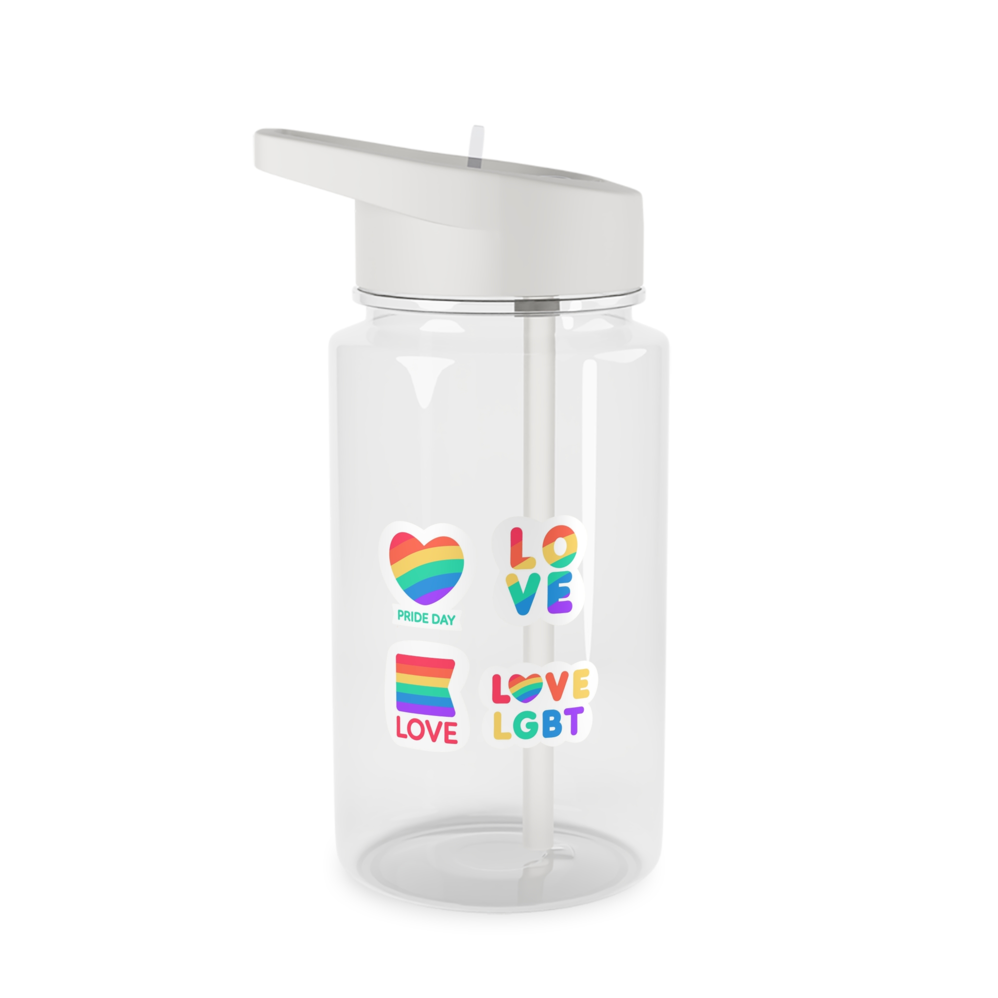 Pride Day Label Collection Theme Tritan Water Bottle