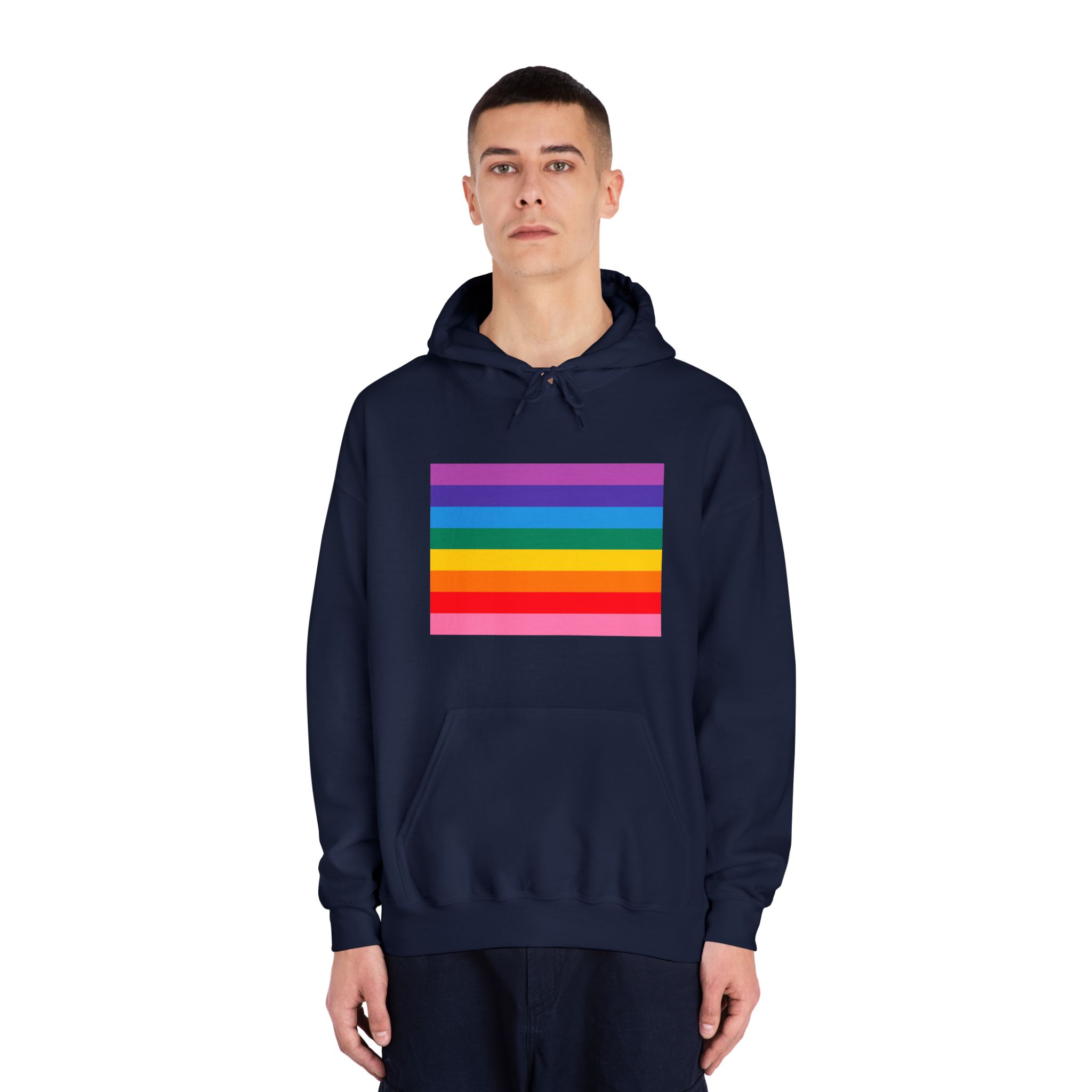 Pride Love Freedom Lgbtq Lgbt Heart Rainbow Love Wins Gay Lesbian Trans Homo Homosexual Colors Flag Diversity Parade Unisex Dryblend Hooded Sweatshirt - Image 31