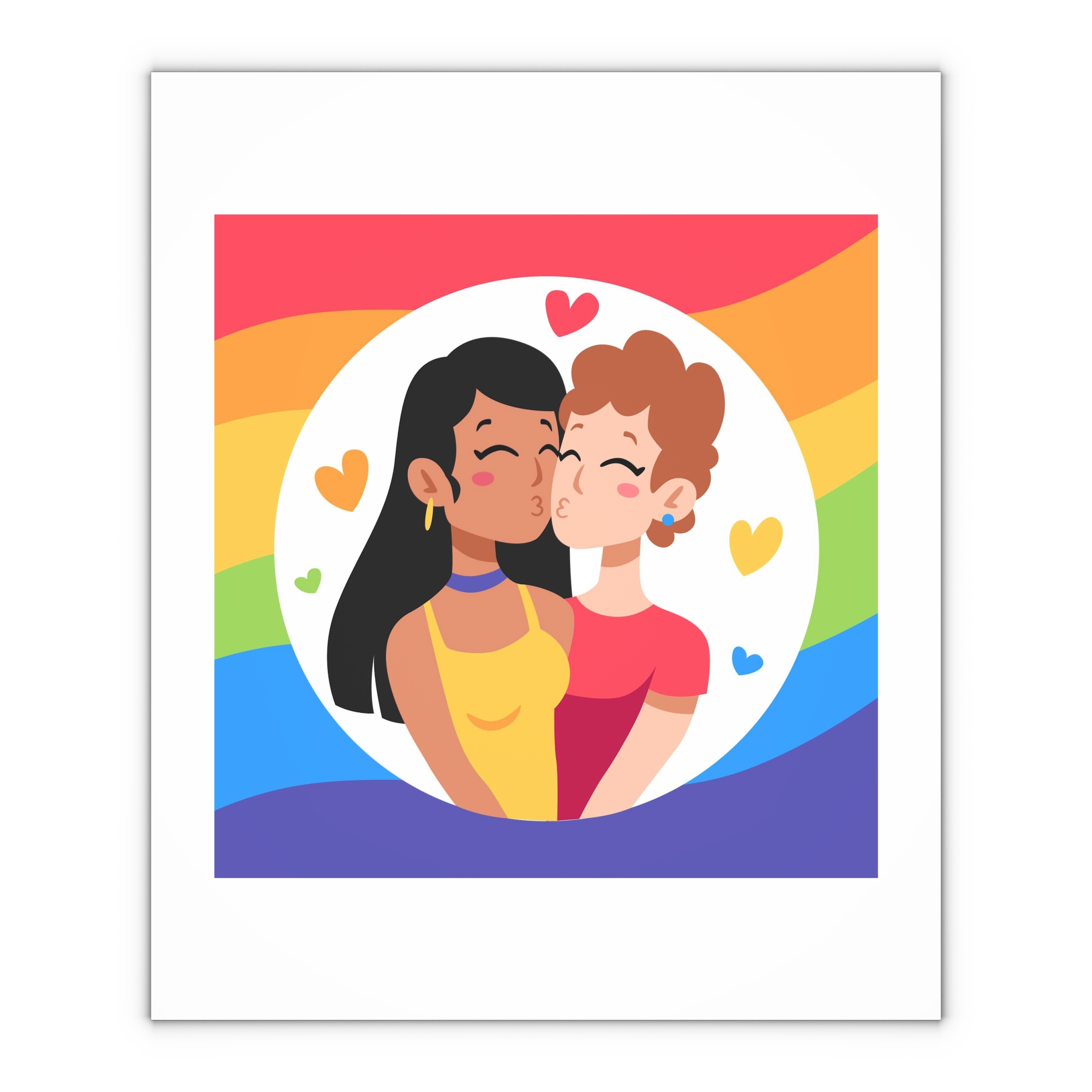 Lesbian Pride Design EF902A Gift Wrapping Paper Sheets 1pc - Image 4