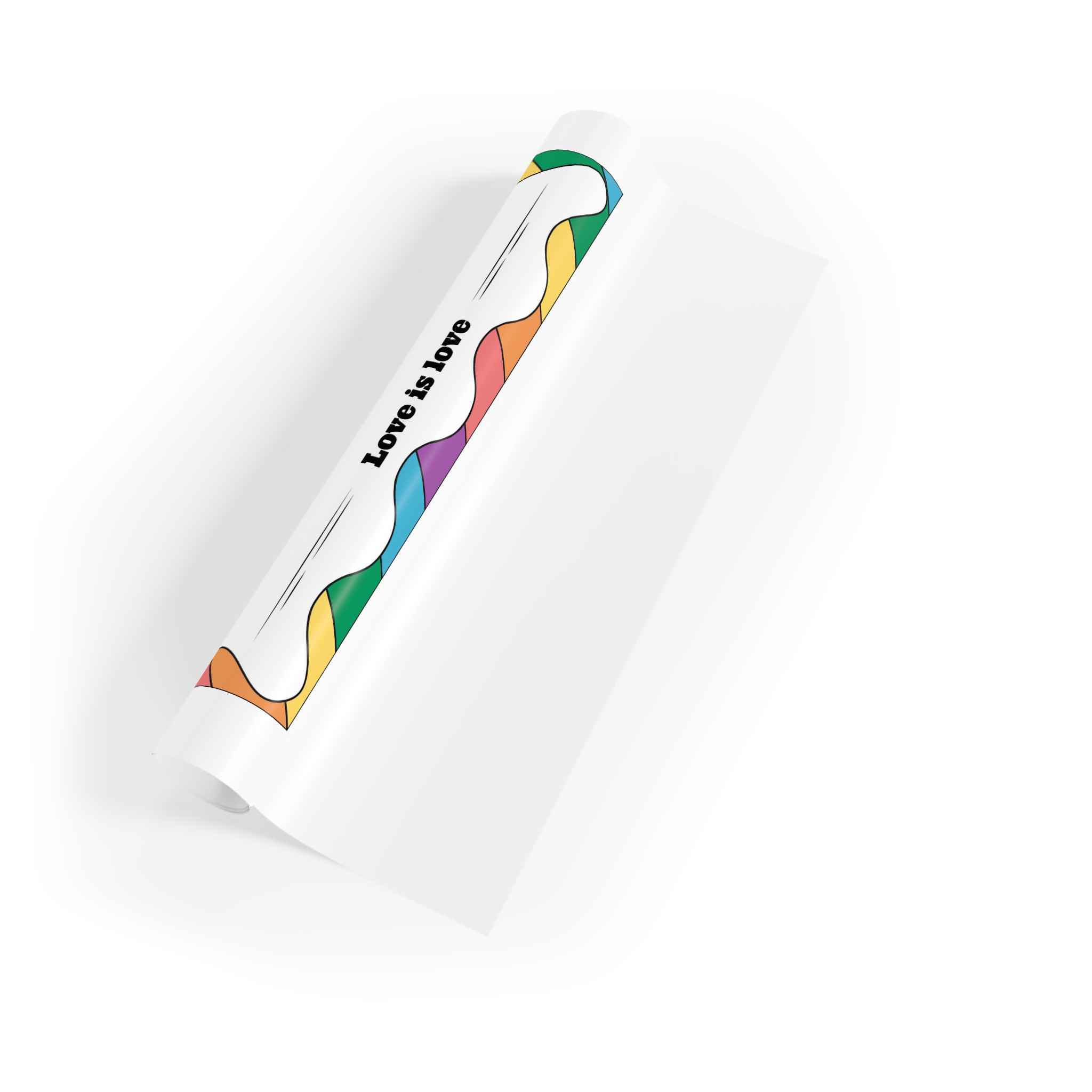 Hand Drawn Illustration Pride Month Celebration(2) Gift Wrapping Paper Rolls 1pc - Image 3