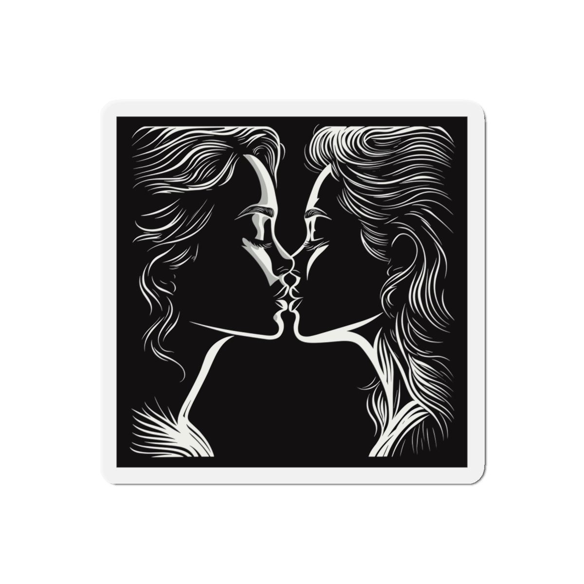 Lesbian Pride Design 33F9F0 Die Cut Magnets - Image 10