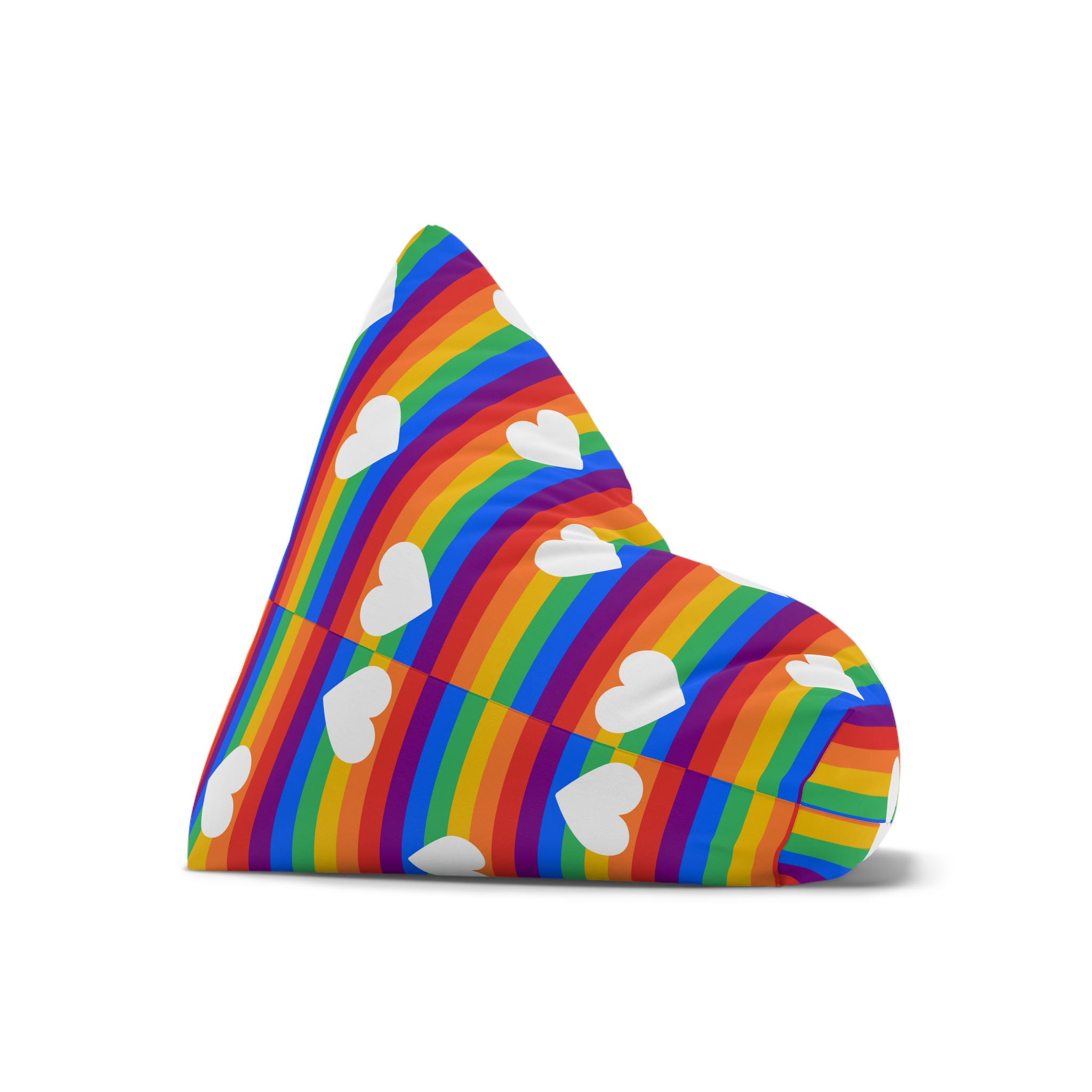 Poster Banner Rainbow Flag Bean Bag Chair Cover - Image 7