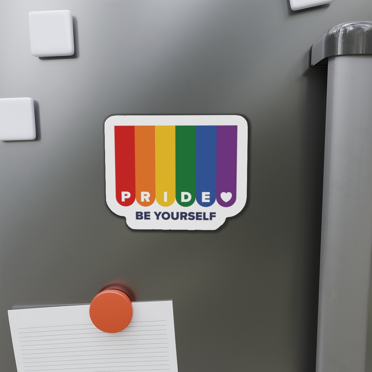Lgbt Pride Month June Lesbian Gay Bisexual Transgender Lgbtq Flag Rainbow Vector(1) Die Cut Magnets - Image 14