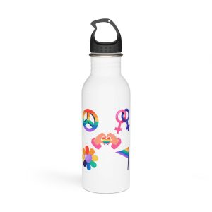 Flat Design Elements Collection Pride Month Celebration(1) Stainless Steel Water Bottle
