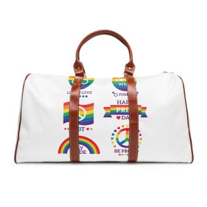 Pride Day Badges Illustration Set Waterproof Travel Bag