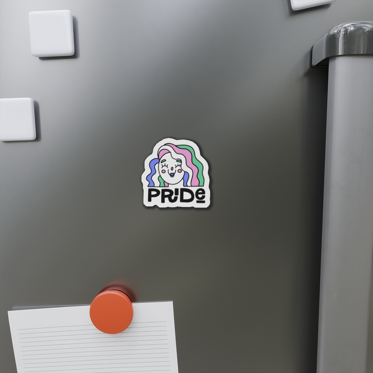 Pride Day Lettering Quote Concept Die Cut Magnets - Image 5