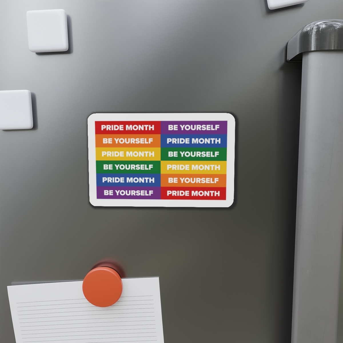 Lesbian Pride Design 33F9F4 Die Cut Magnets - Image 11