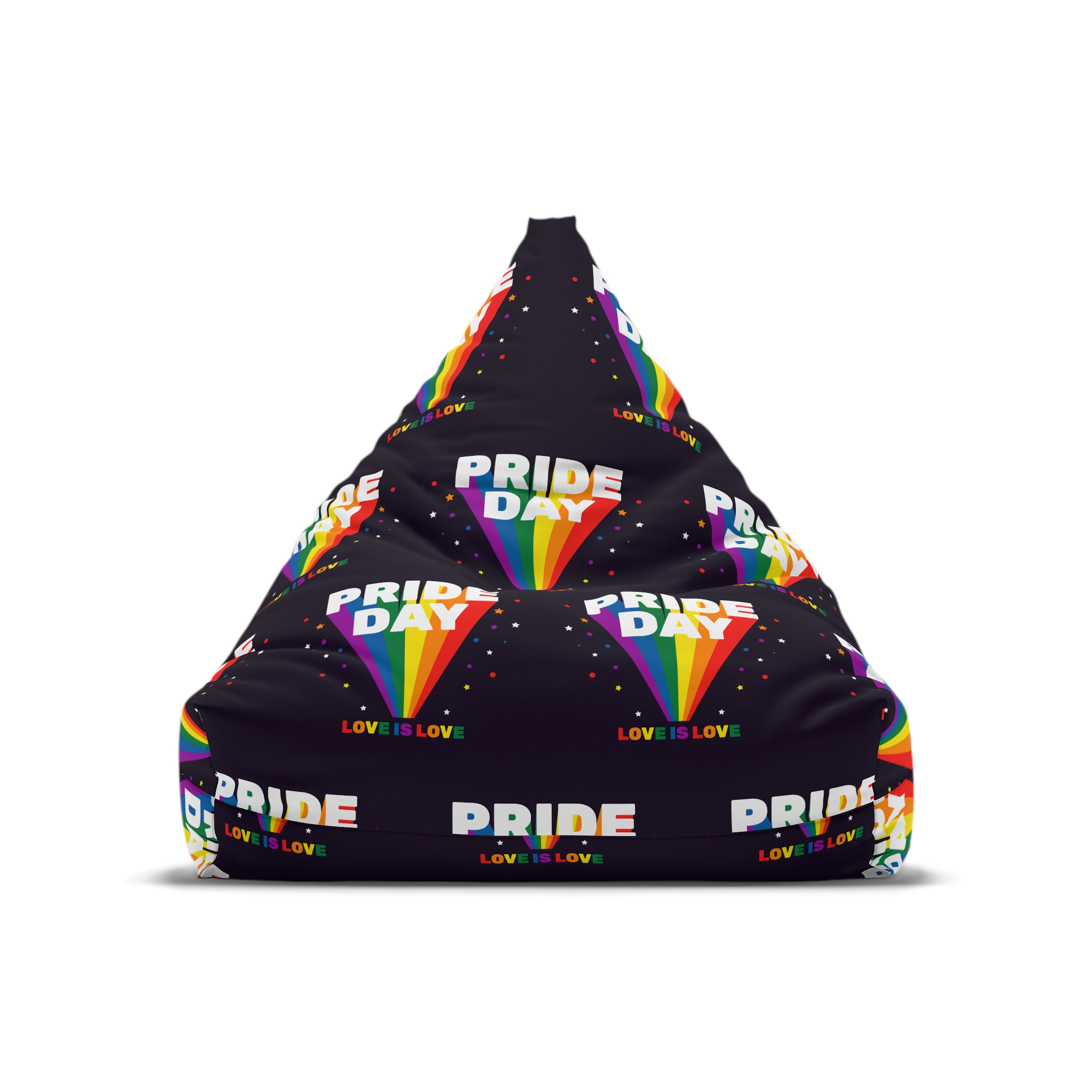 Colorful Pride Day Celebration Concept Bean Bag Chair Cover - Image 5