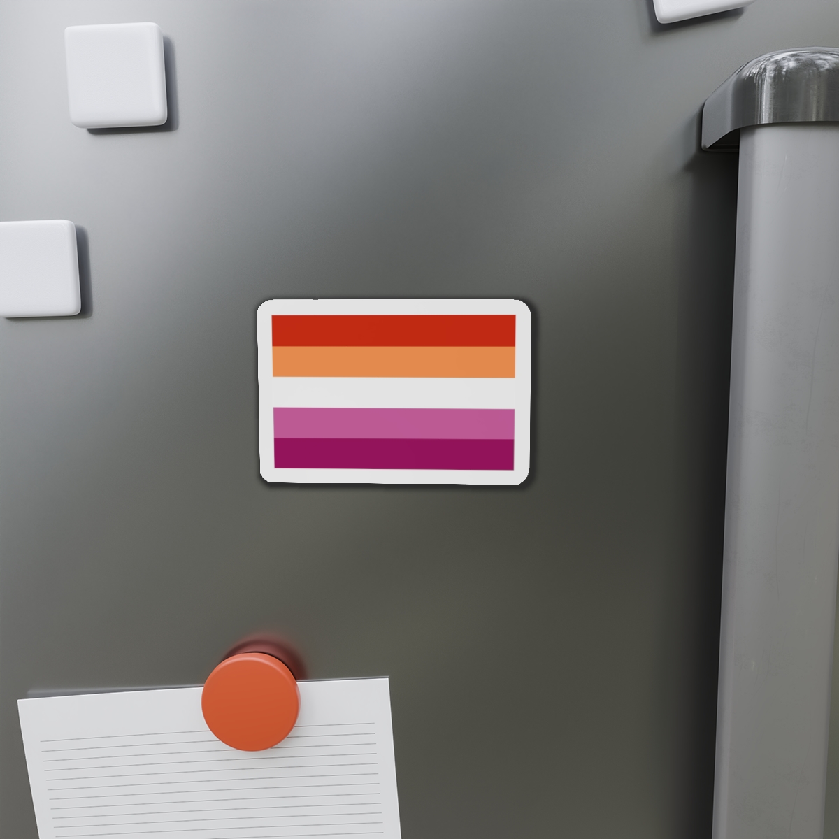 Lesbian Flag Die Cut Magnets - Image 8
