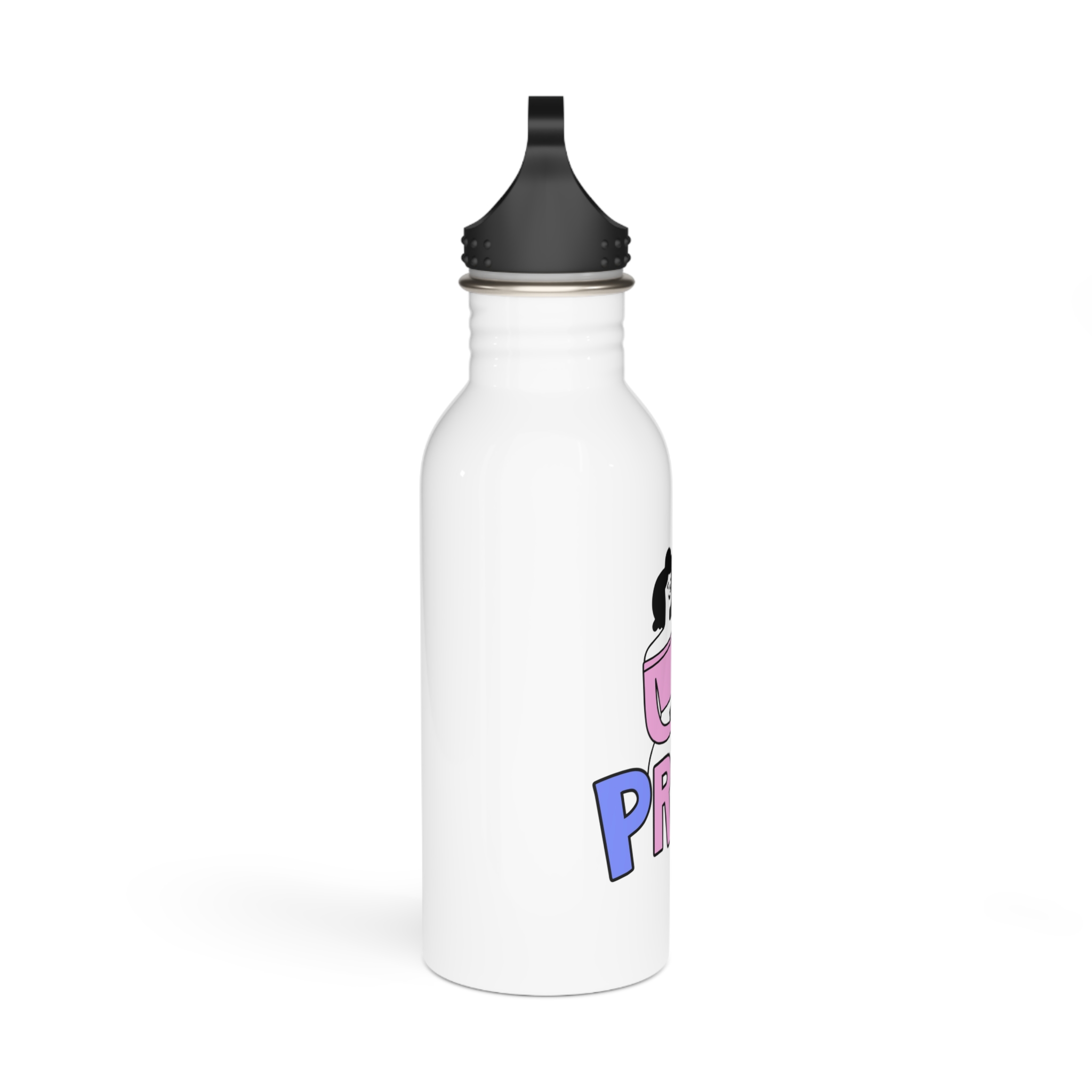Pride Day Lettering Stainless Steel Water Bottle - Image 2