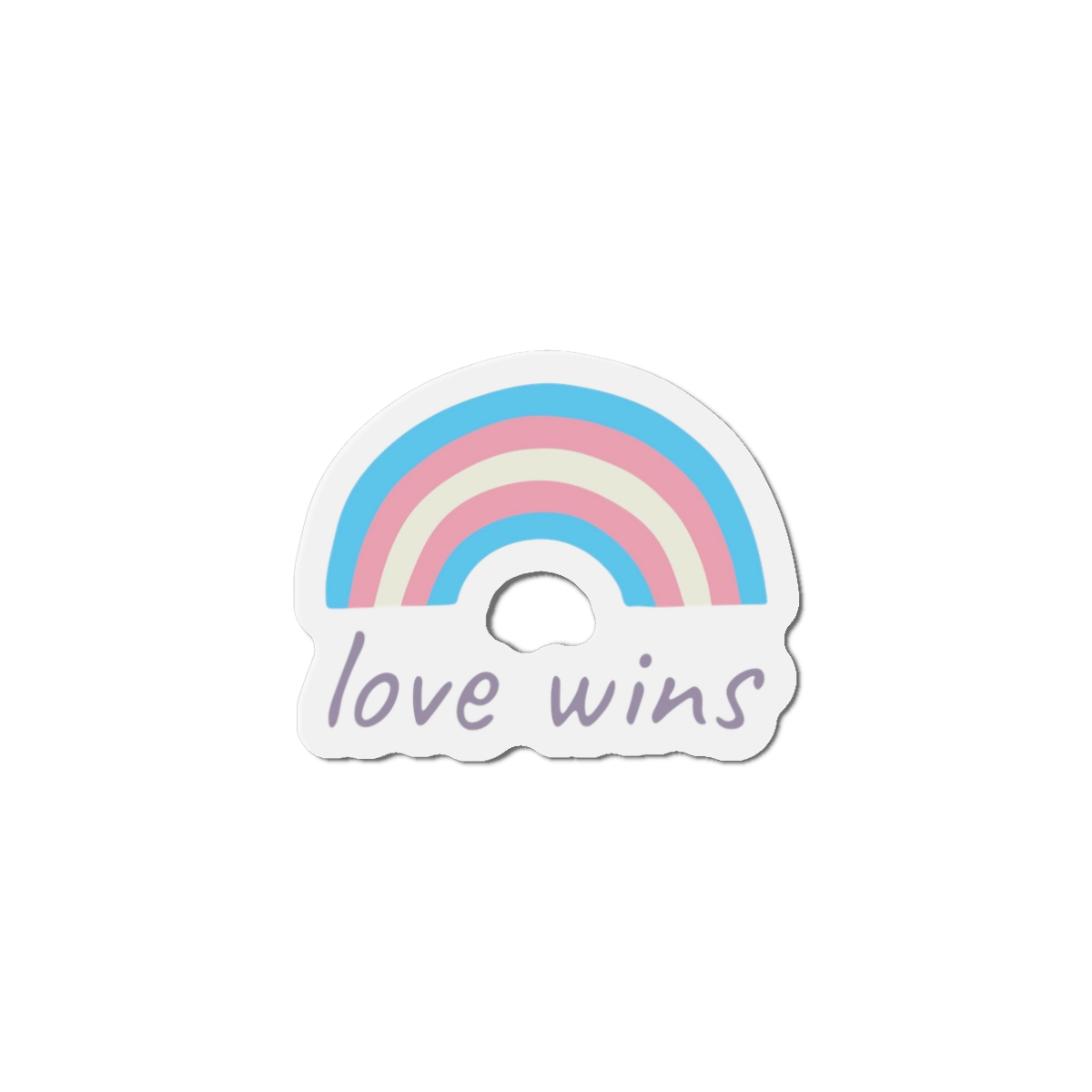 Colorful Rainbow Shape Transgender Pride Flag Happy Pride Day Lgbtqia Community Pride Month Vector Hand Drawn Doodle Posters Stickers Logo Cards Die Cut Magnets - Image 4