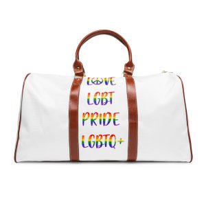 Lgbt Pride Month June Poster Card Banner Background Vector Illustration Waterproof Travel Bag