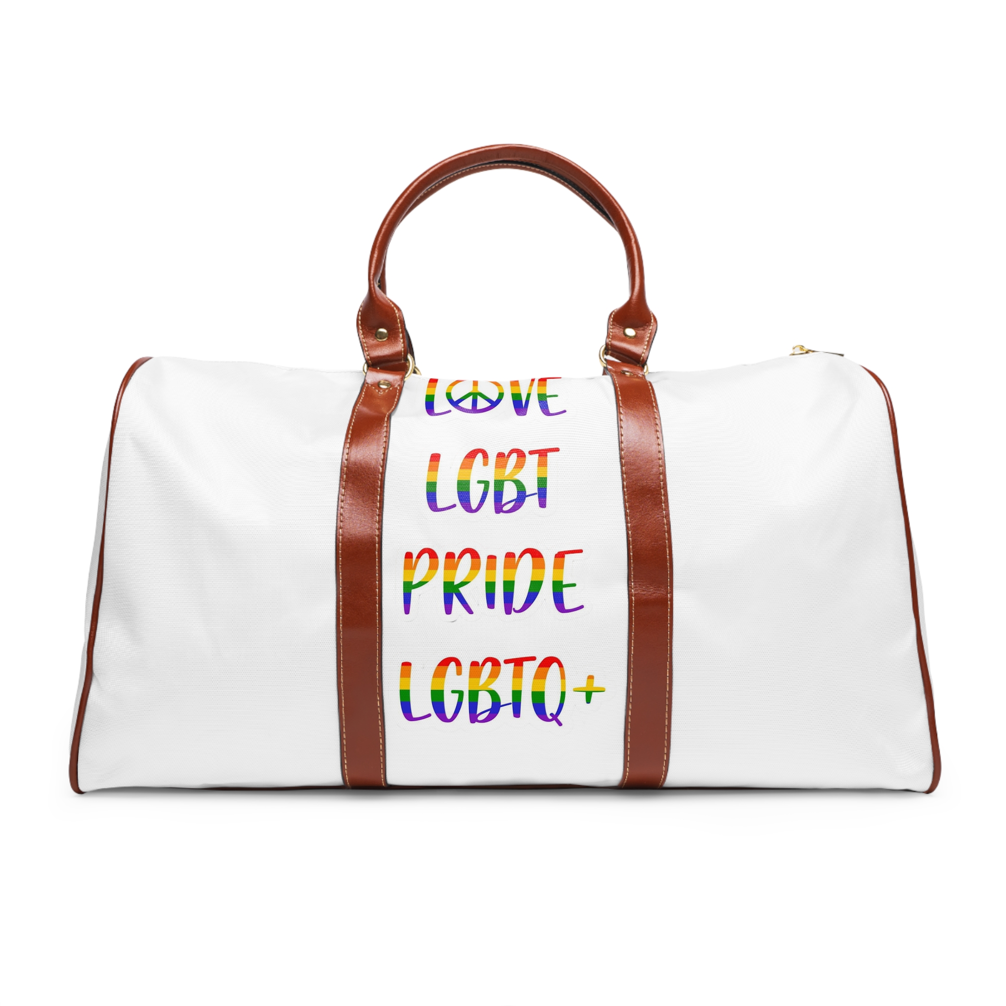 Lgbt Pride Month June Poster Card Banner Background Vector Illustration Waterproof Travel Bag