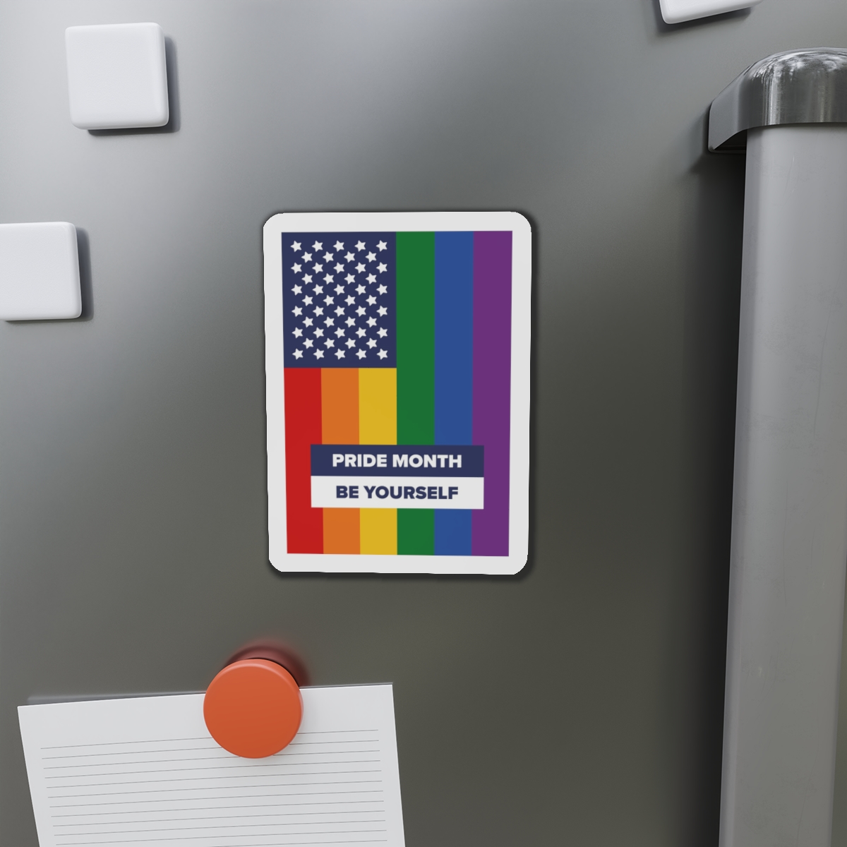 Lesbian Pride Design 8F6ACB Die Cut Magnets - Image 11