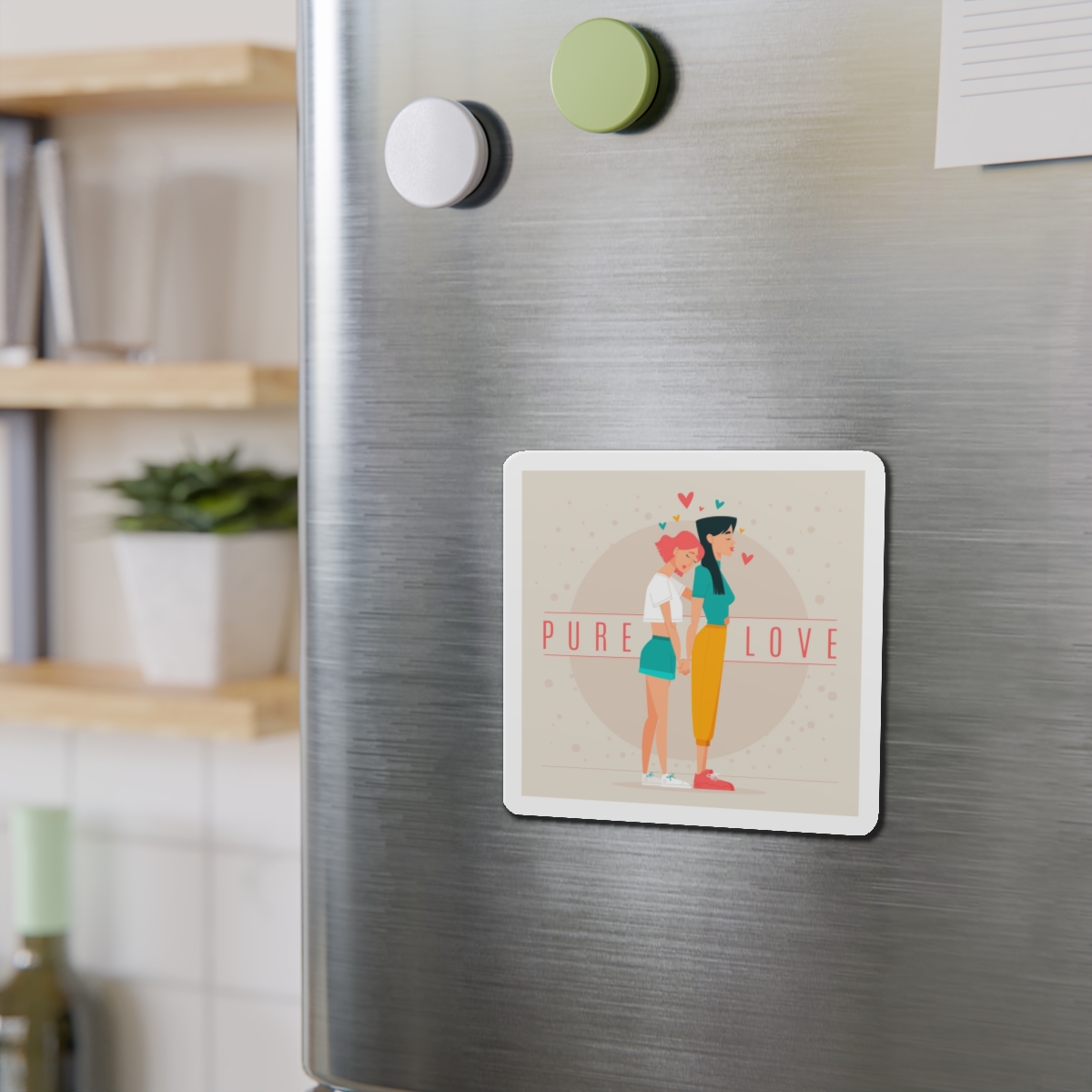 Lesbian Pride Design F63132 Die Cut Magnets - Image 9