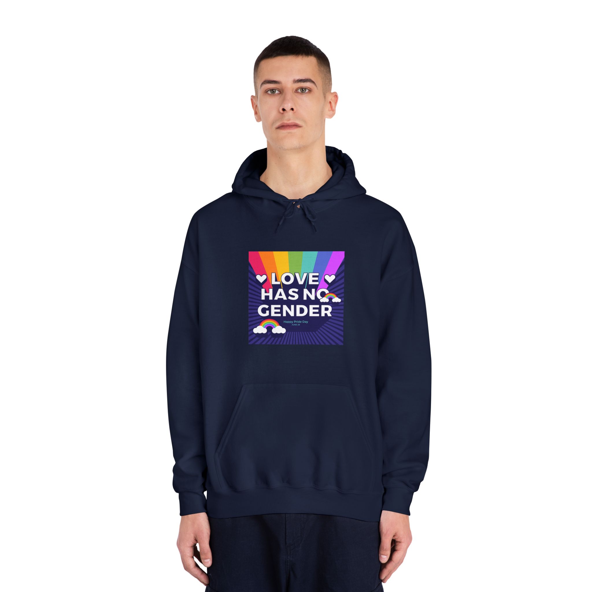 Pride Day Concept(3) Unisex Dryblend Hooded Sweatshirt - Image 31